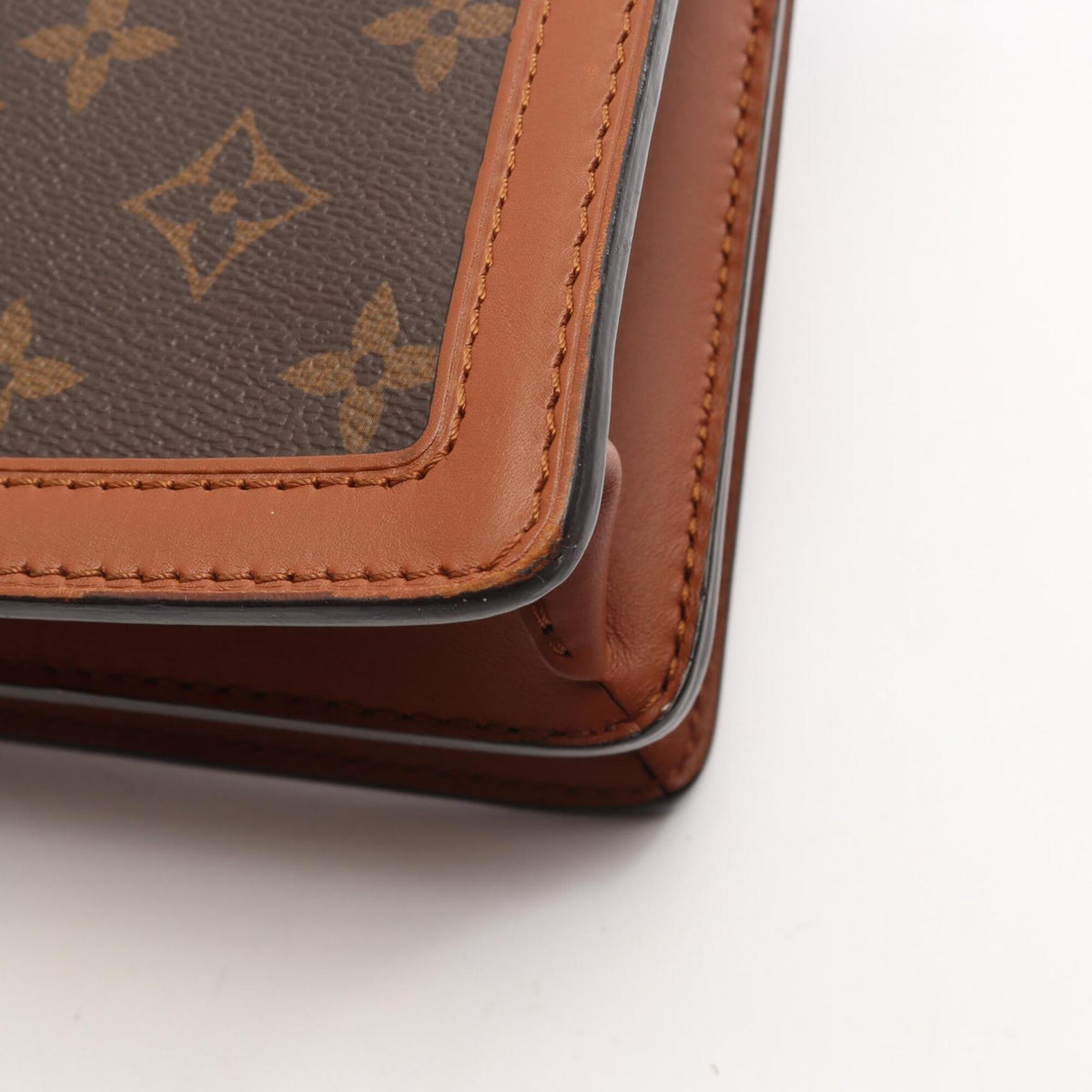 Louis Vuitton Brown Pvc Coated Canvas Leather Shoulder Bag (Pre-Owned)
