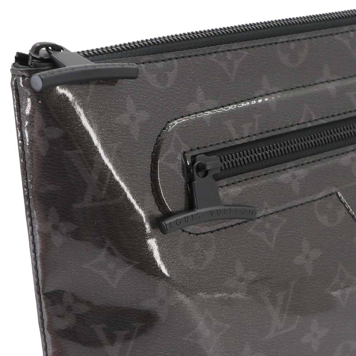 Louis Vuitton Black Monogram Eclipse Monogram Eclipse Clutch Bag Pochette (Pre-Owned)