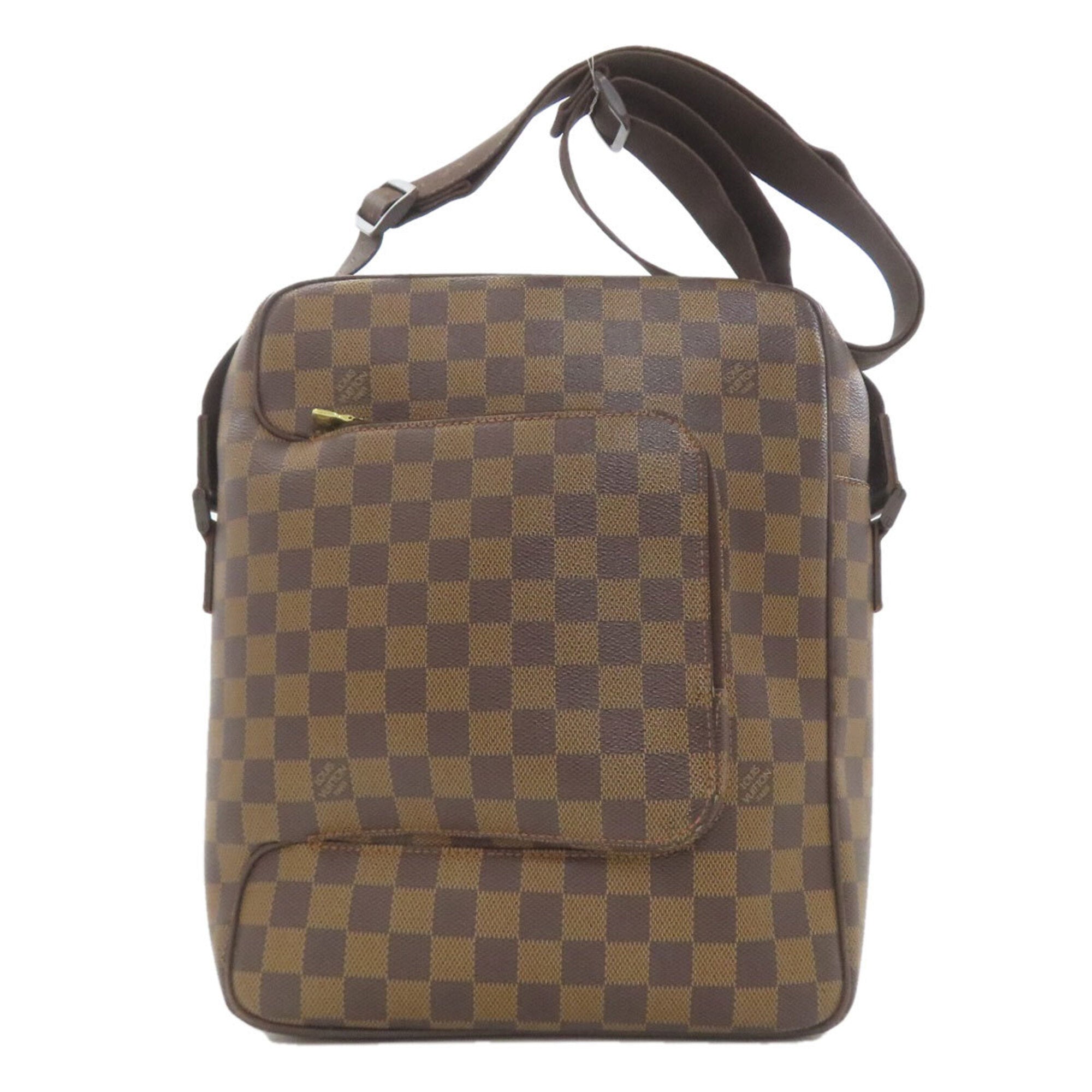 Louis Vuitton Damier Damier Canvas Ebene Damier Canvas Shoulder Bag (Pre-Owned)