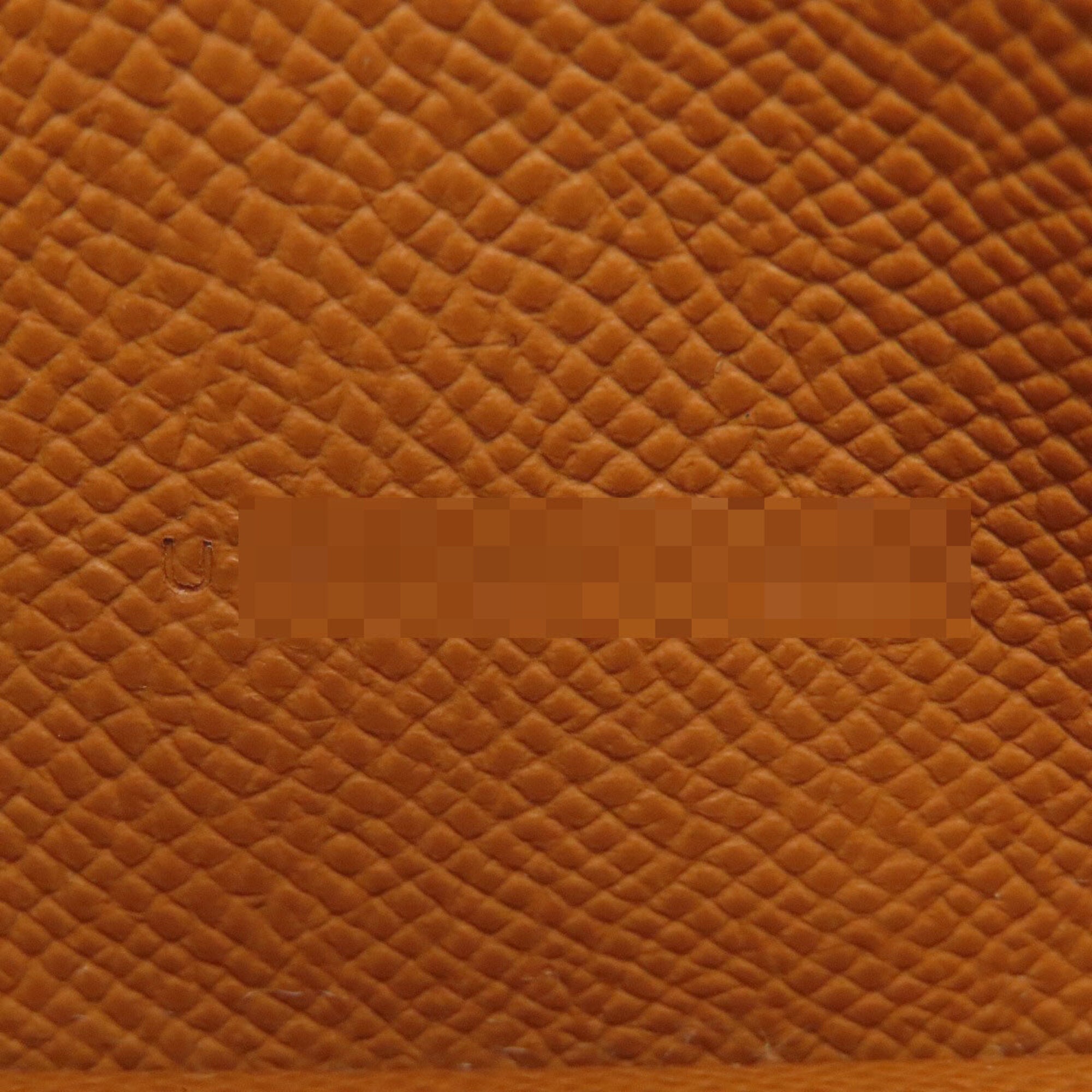 Hermes Gold Brown Epsom Leather Long Wallet (Bi-Fold) (Pre-Owned)