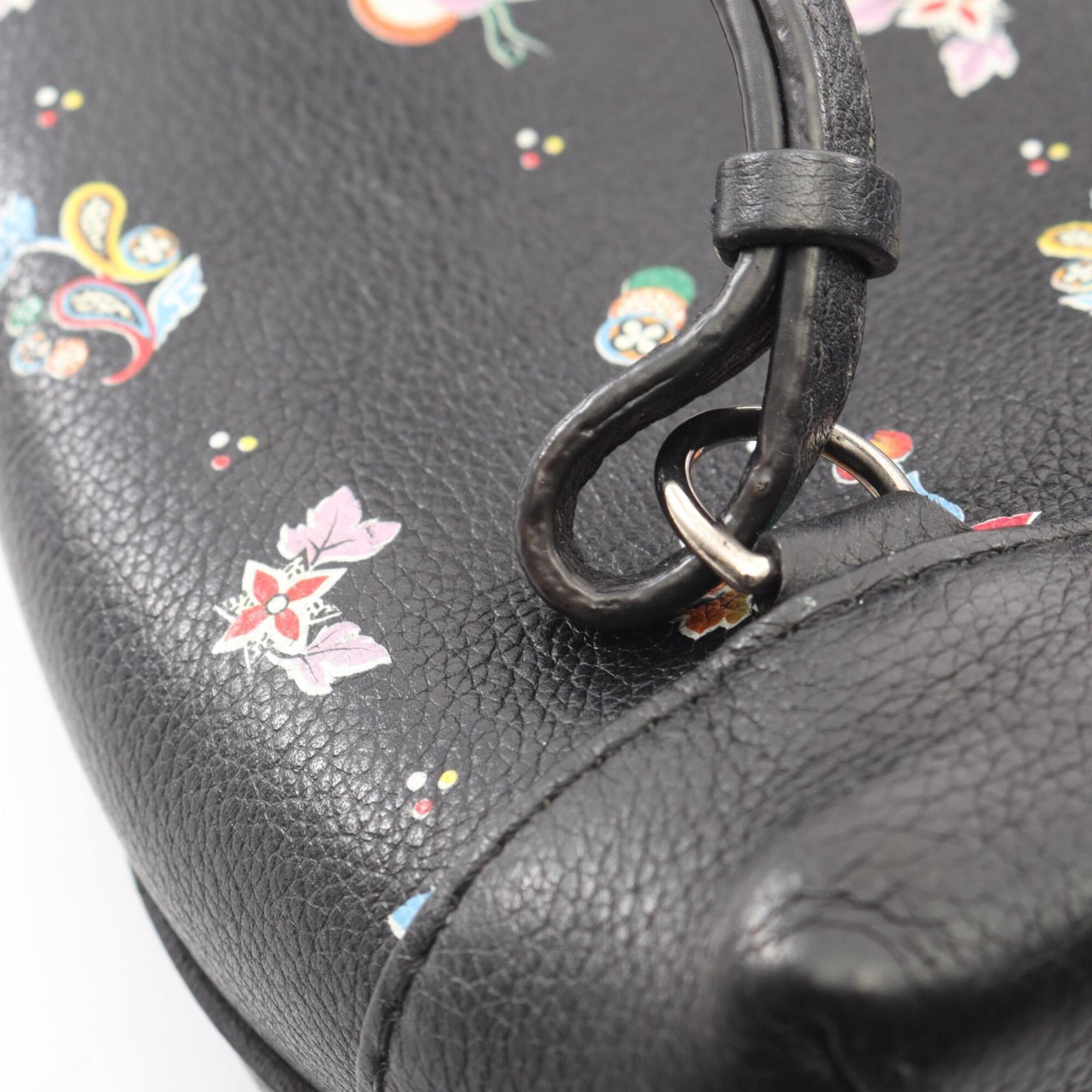 Louis Vuitton Black Leather Backpack (Pre-Owned)