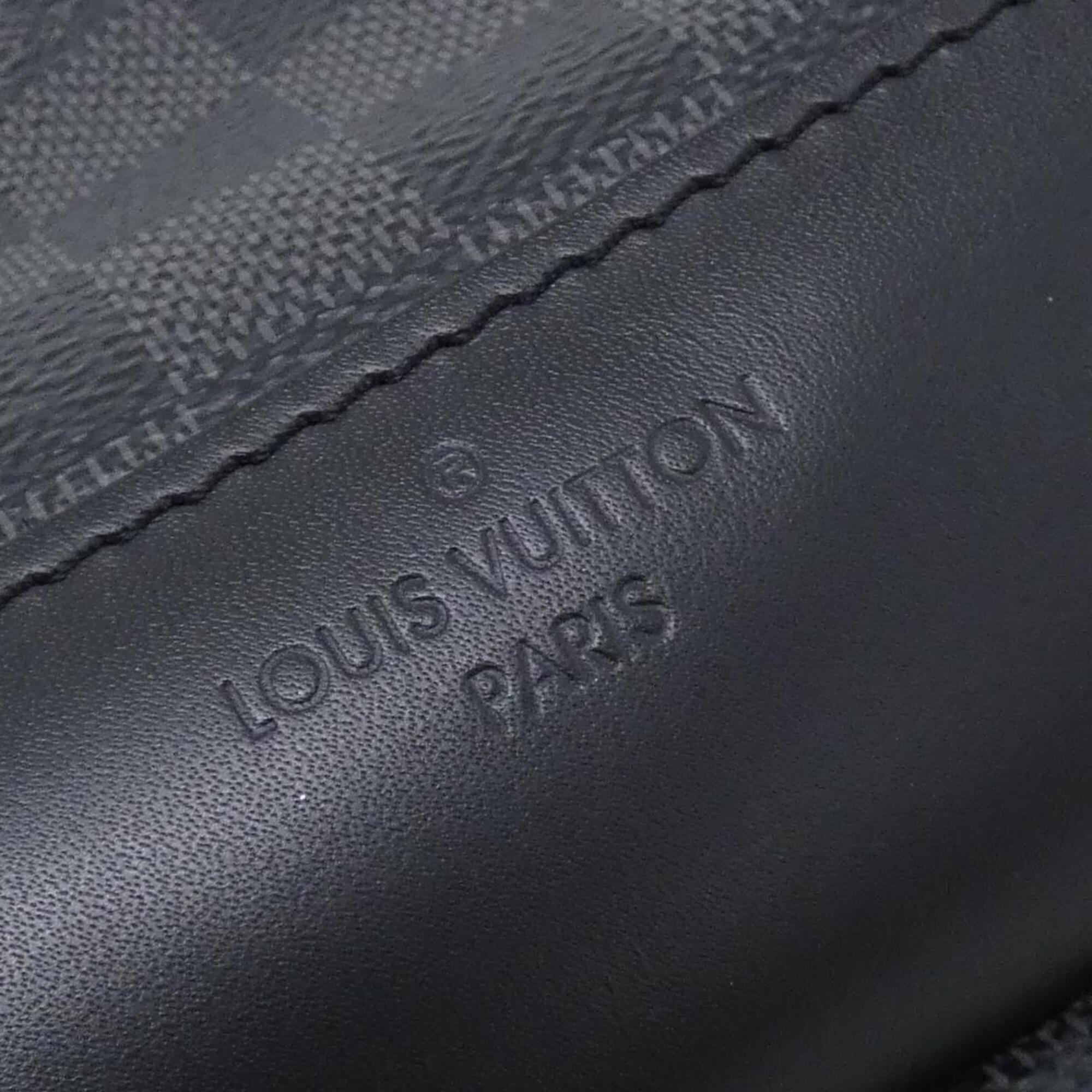 Louis Vuitton Graphite Coated Canvas Shoulder Bag (Pre-Owned)