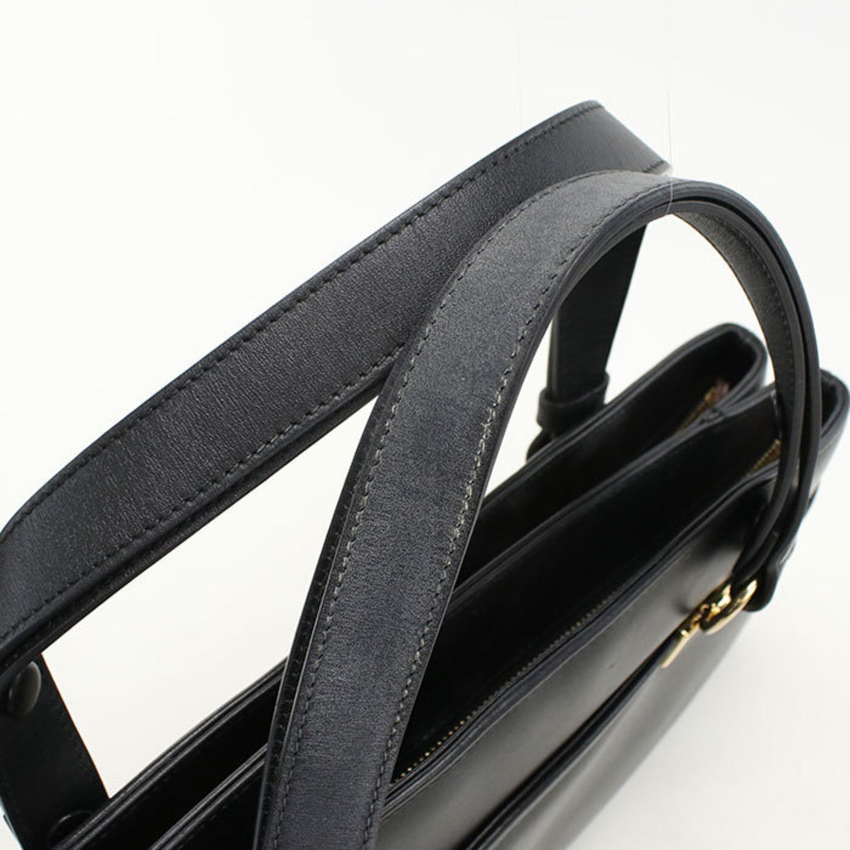 Gucci Black Leather Handbag (Pre-Owned)