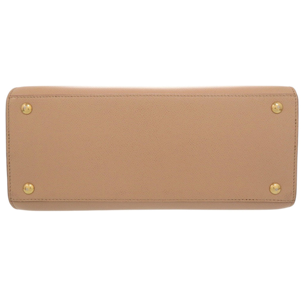 Salvatore Ferragamo Beige Leather Handbag Shoulder Bag (Pre-Owned)