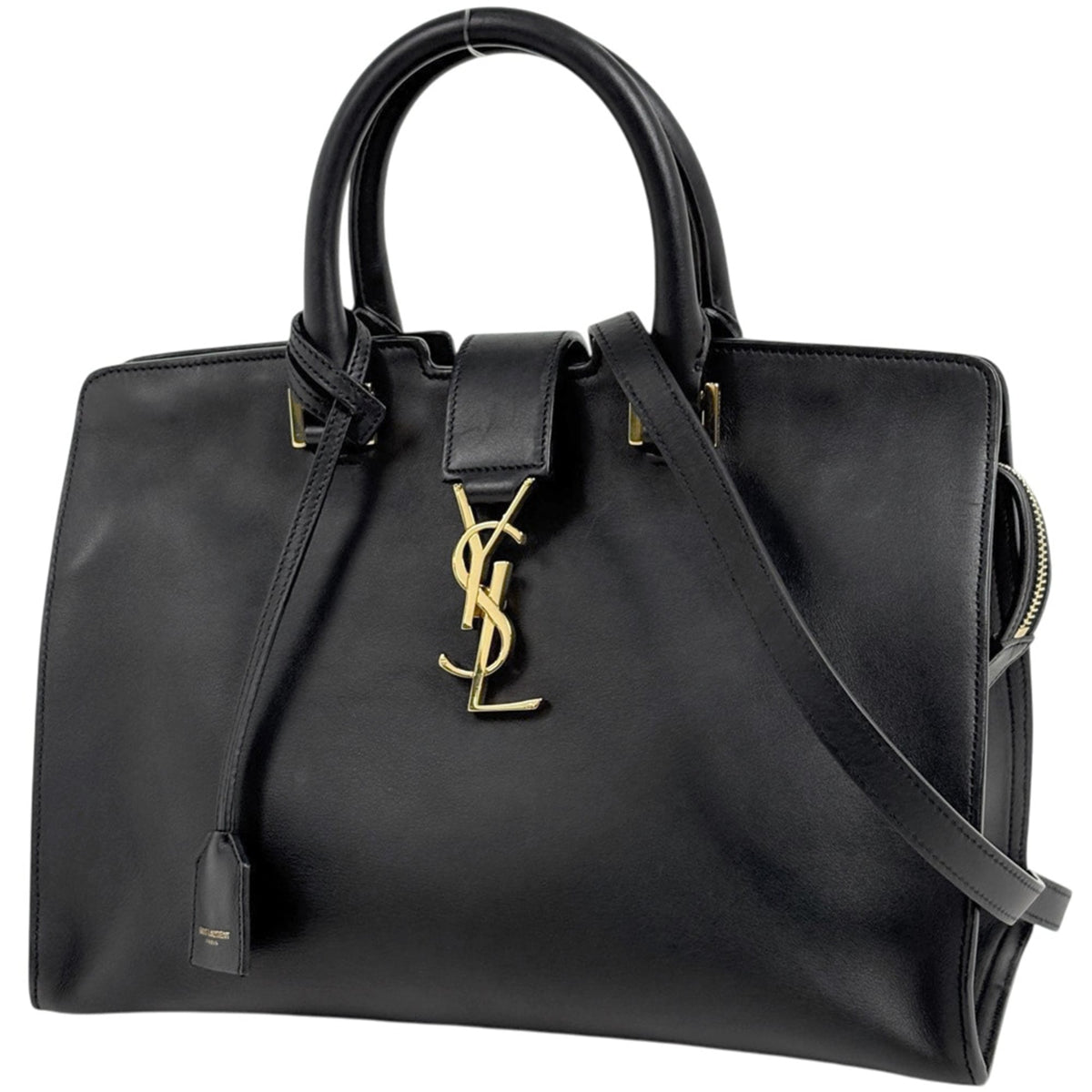 Yves Saint Laurent Black Leather Handbag (Pre-Owned)