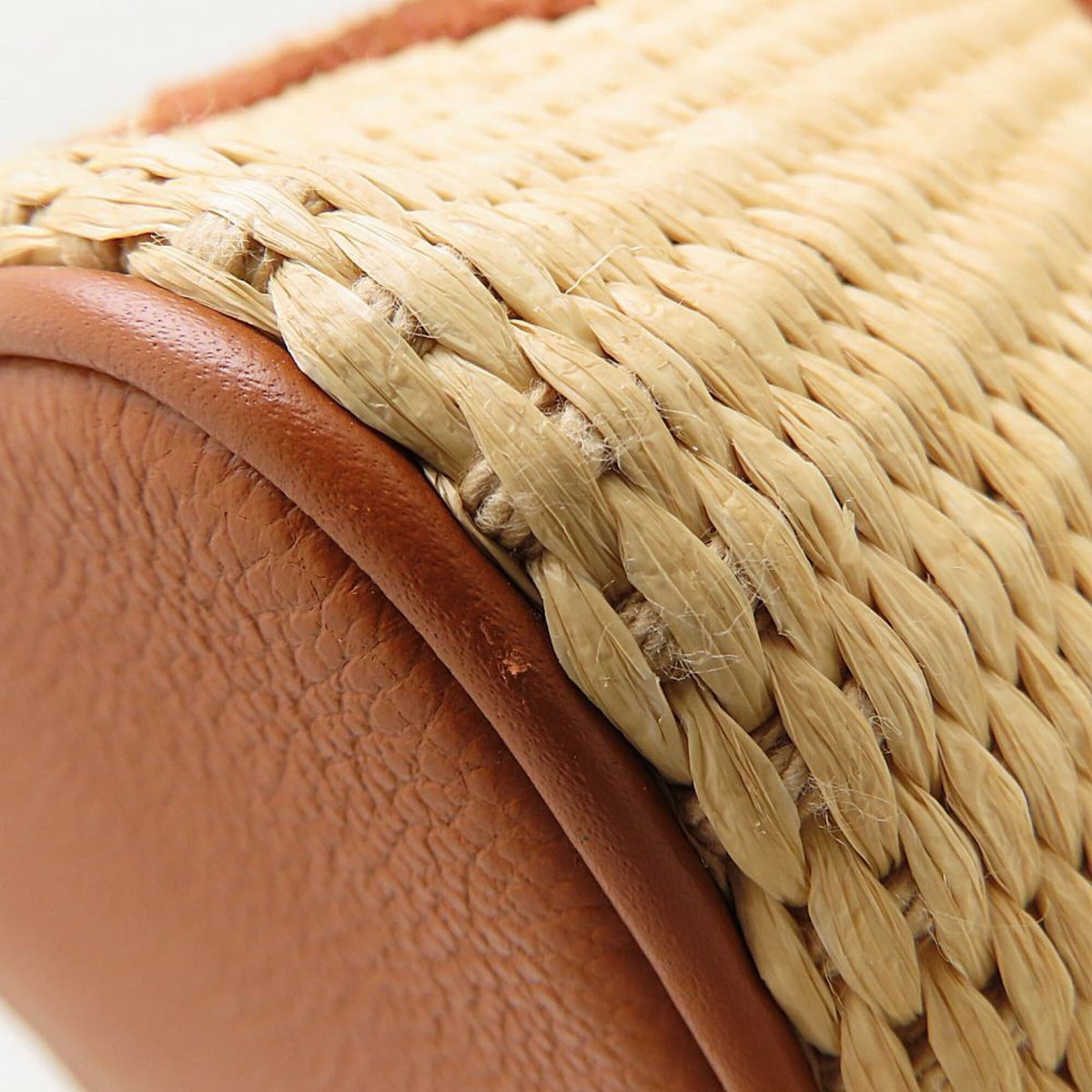 Louis Vuitton Brown Natural Raffia Leather Shoulder Bag (Pre-Owned)