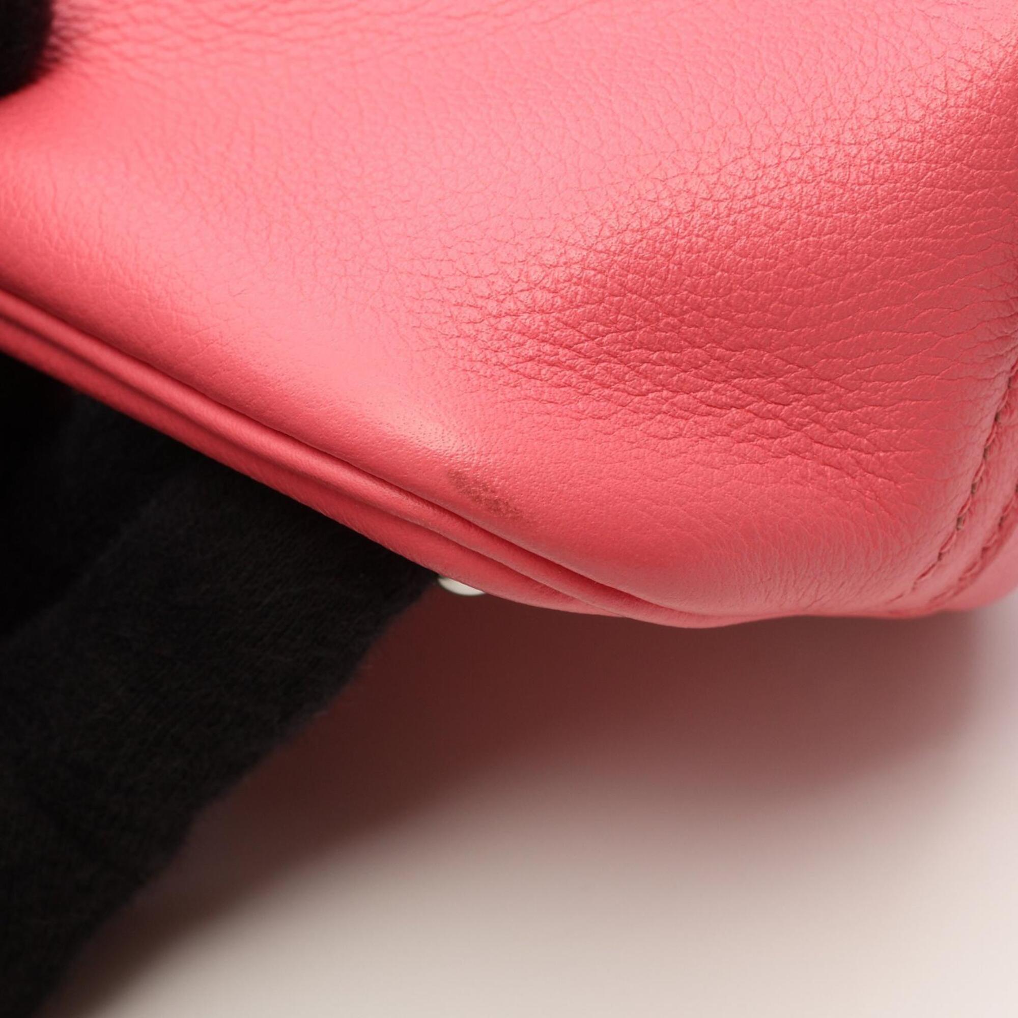 Hermes Pink Rose Azalee Leather Handbag (Pre-Owned)