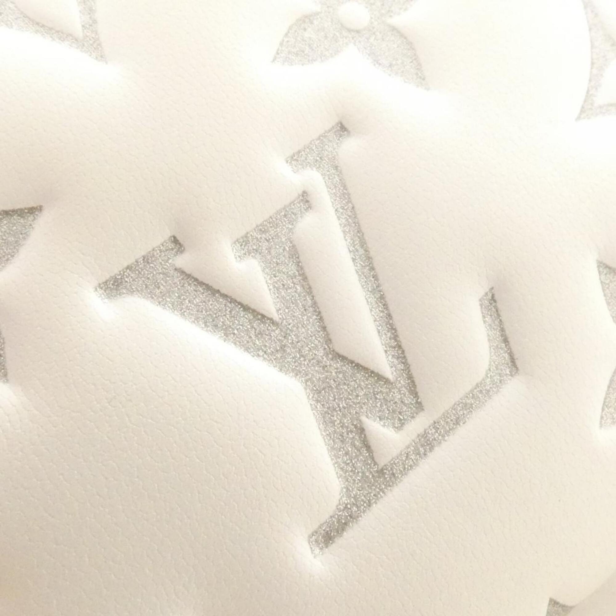 Louis Vuitton White Leather Long Wallet (Bi-Fold) (Pre-Owned)