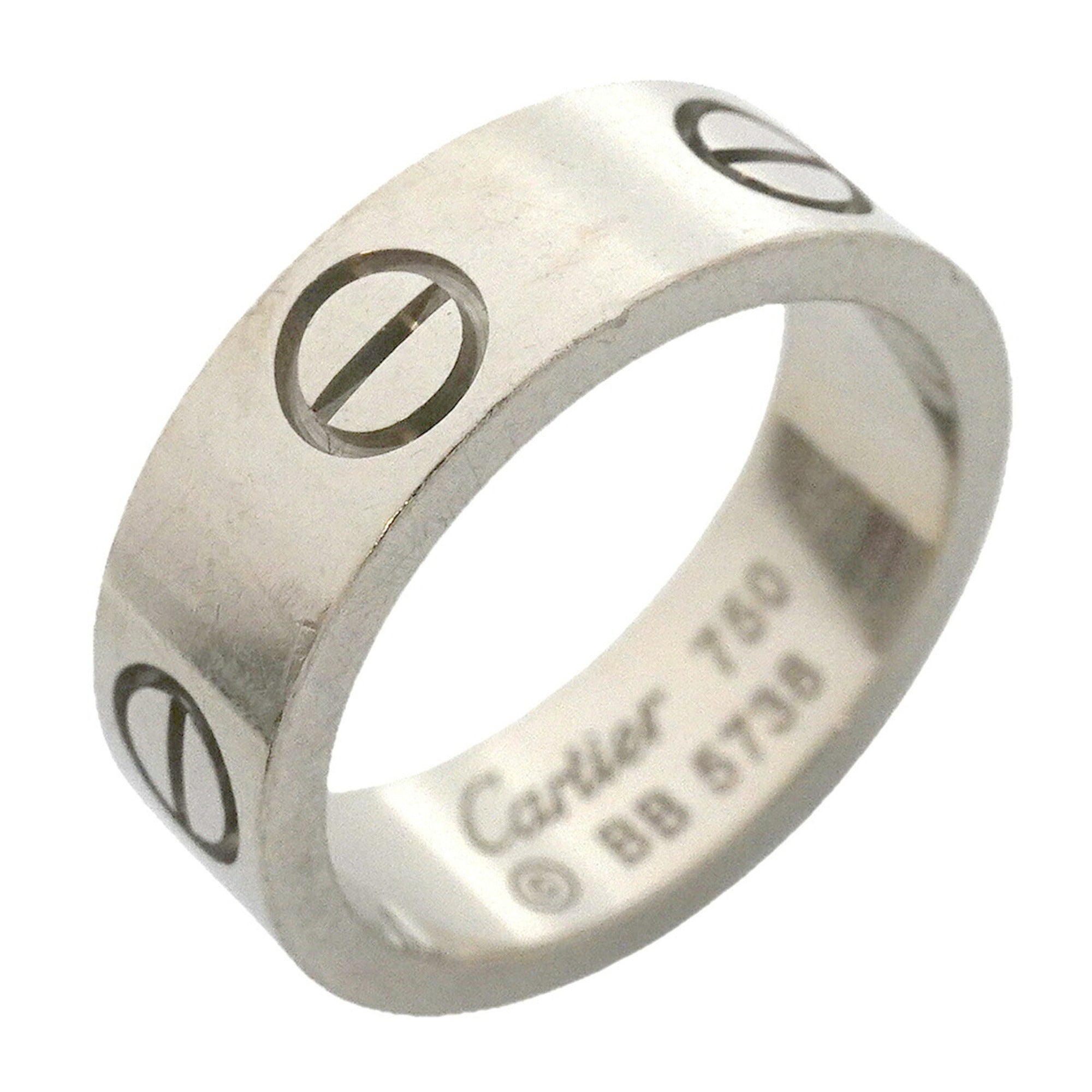 Cartier White Gold (18K) Band Ring (Pre-Owned)