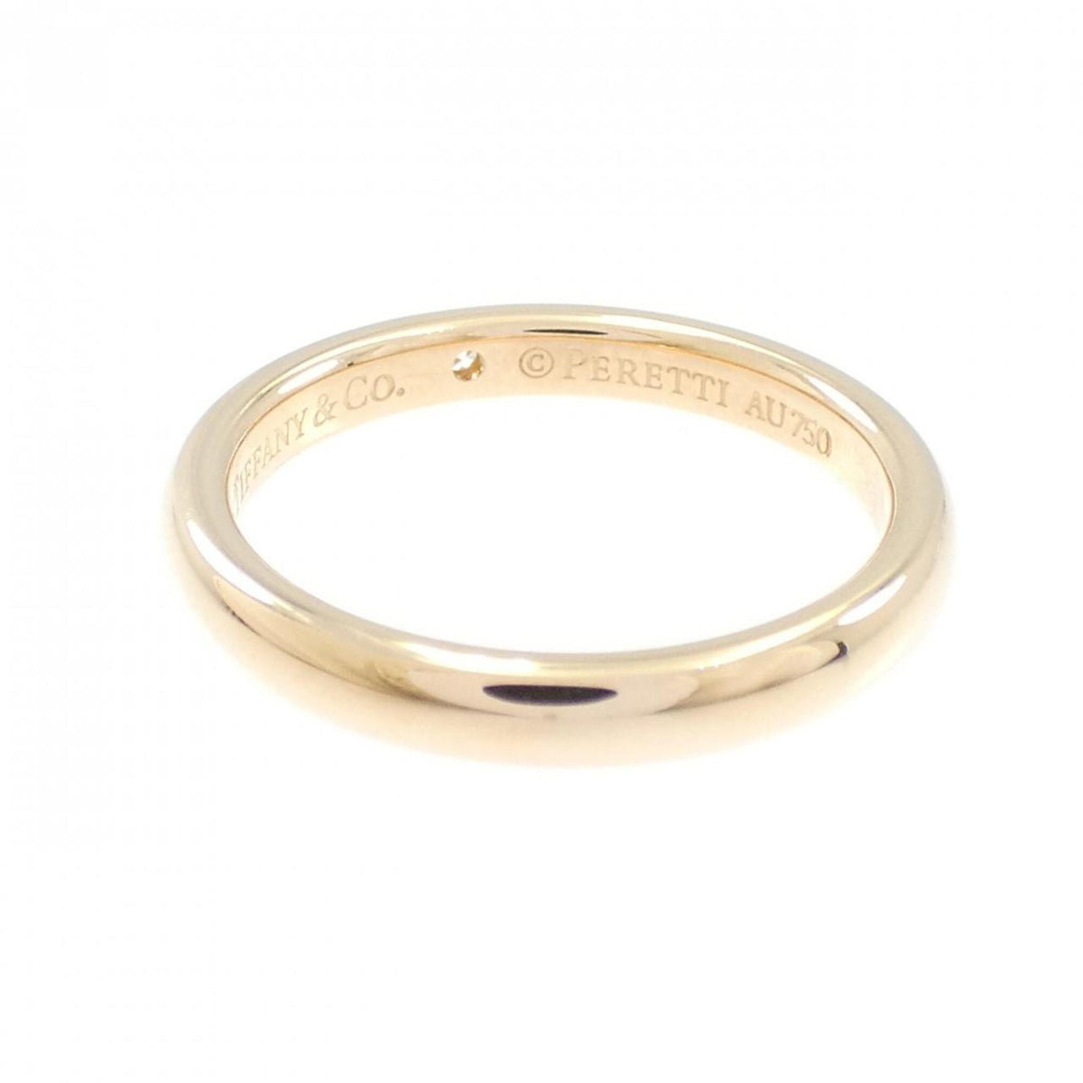 Tiffany Pink Gold (18K) Band Ring (Pre-Owned)
