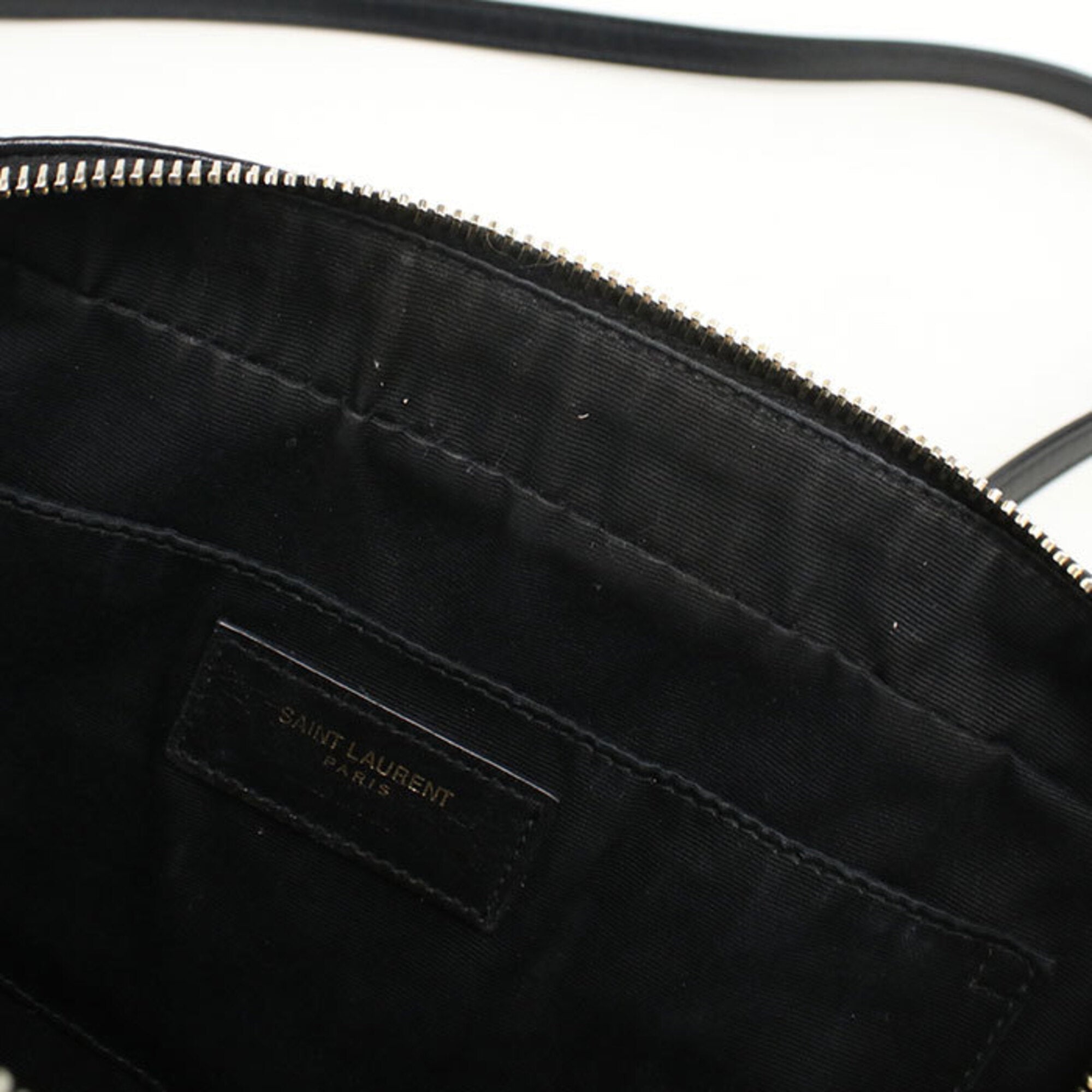 Saint Laurent Black Leather Shoulder Bag (Pre-Owned)