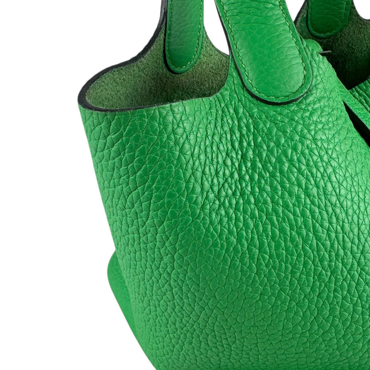 Hermes Taurillon Clemence Leather Handbag (Pre-Owned)