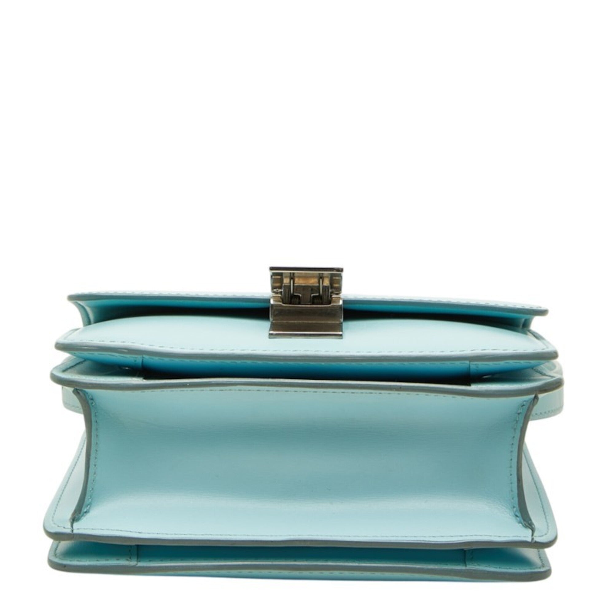 Celine Blue Leather Shoulder Bag (Pre-Owned)