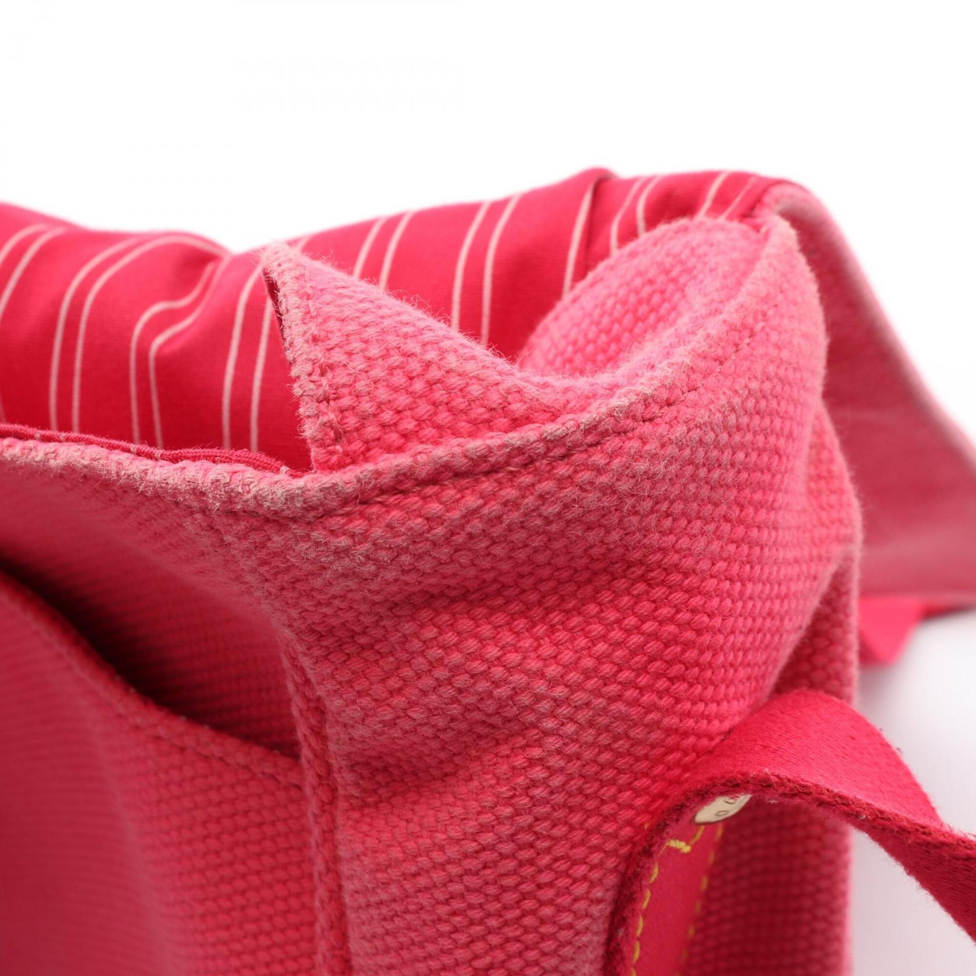 Louis Vuitton Pink Red Color Rose Canvas Handbag Shoulder Bag (Pre-Owned)