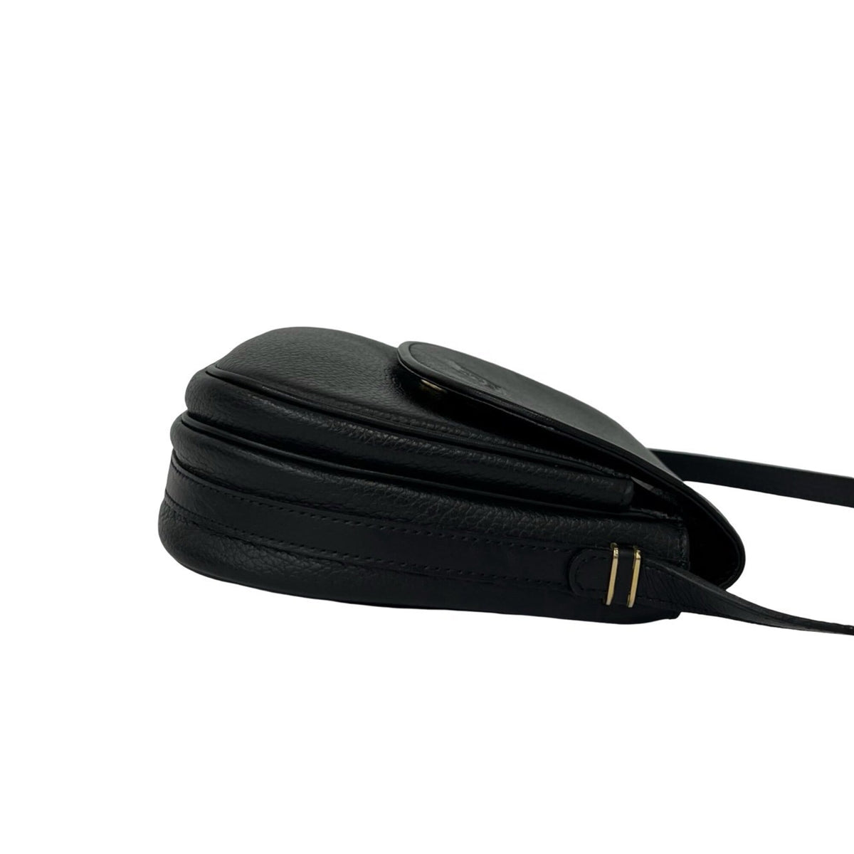 Burberry Black Leather Pochette Shoulder Bag (Pre-Owned)
