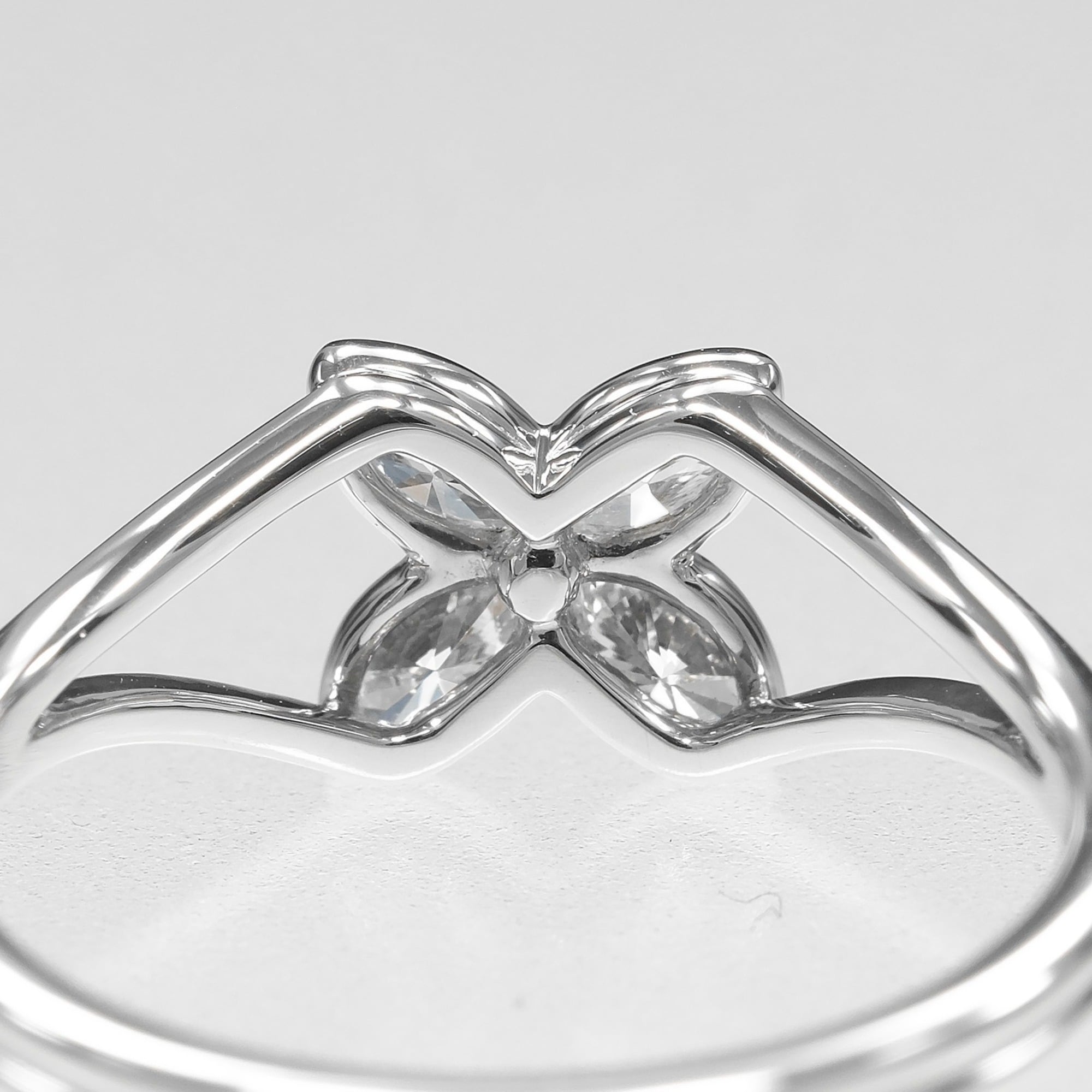 Tiffany Silver Platinum 950 Band Ring (Pre-Owned)
