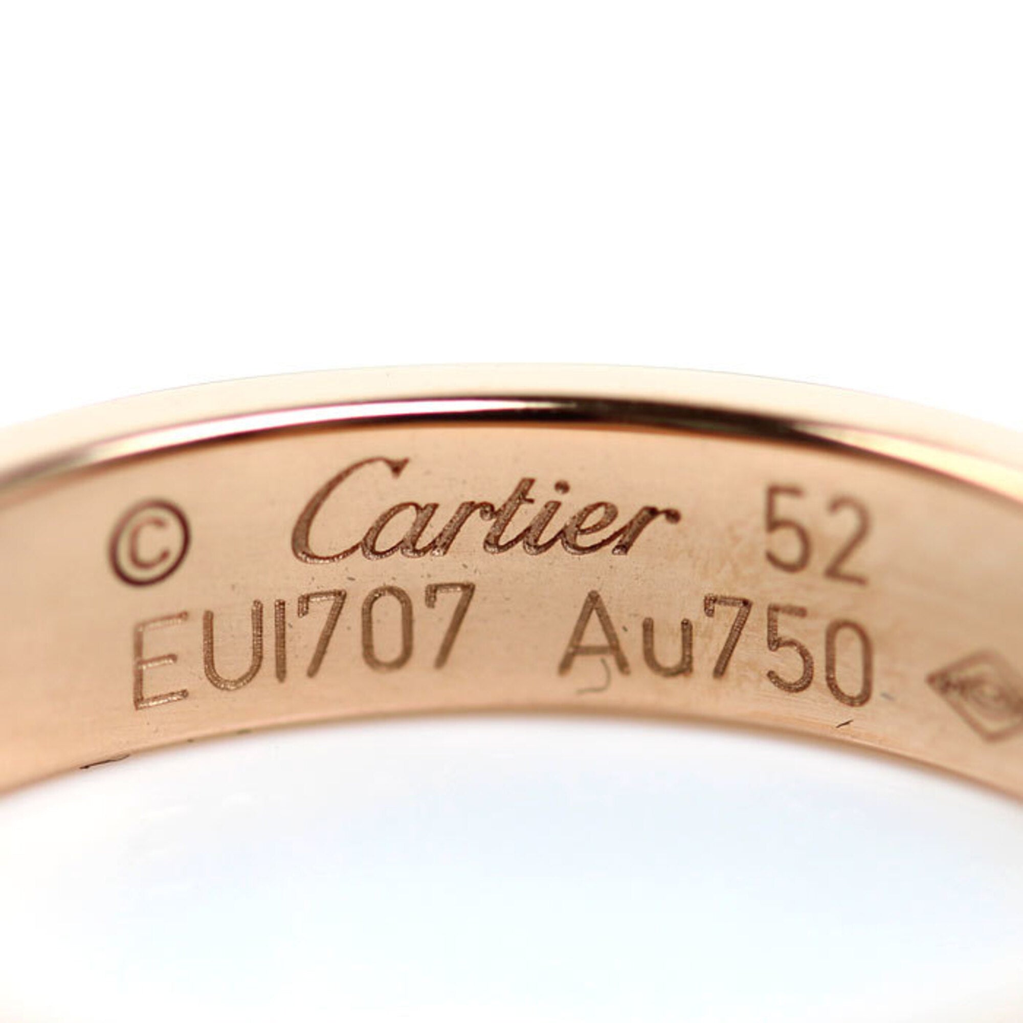 Cartier Pink Gold (18K) Band Ring (Pre-Owned)