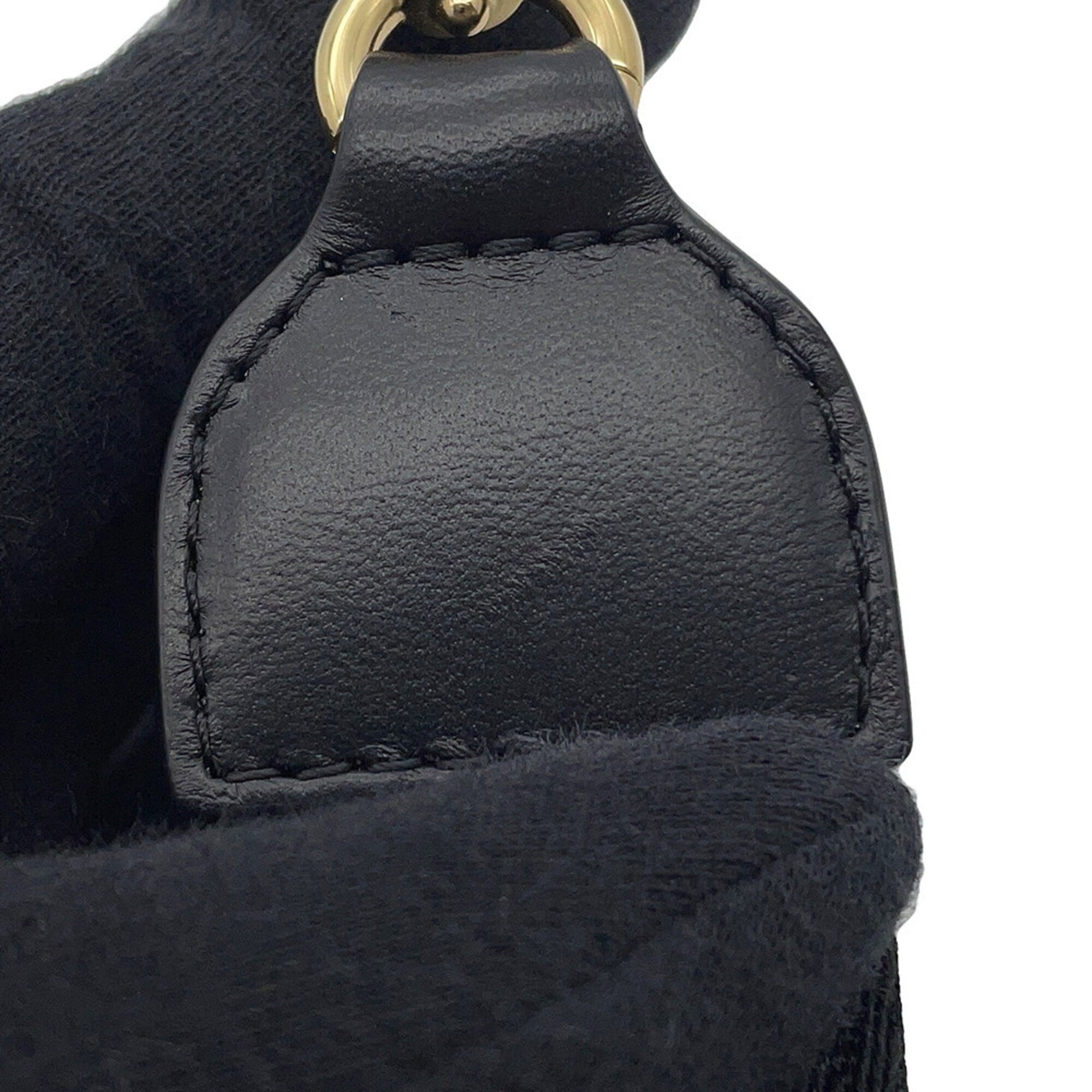 Chanel Black White Nylon Handbag Shoulder Bag (Pre-Owned)