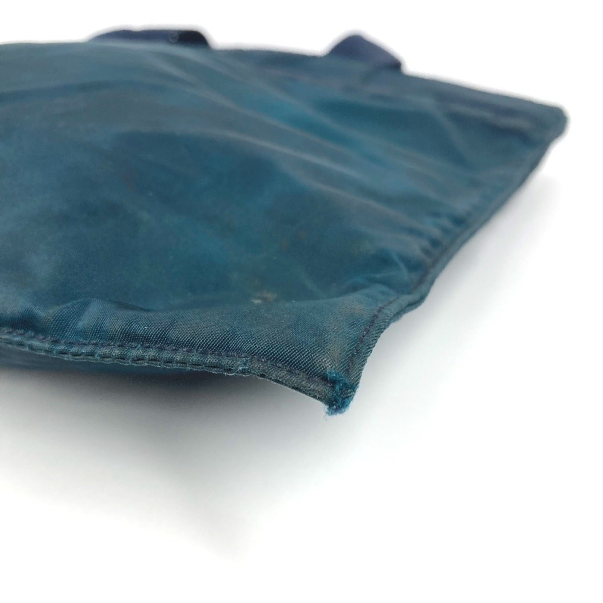 Prada Blue Nylon Shoulder Bag (Pre-Owned)