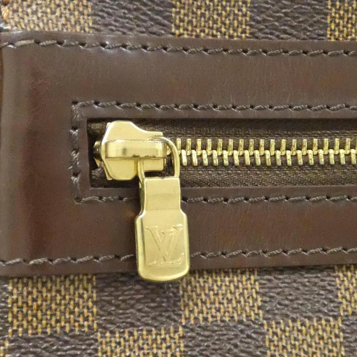 Louis Vuitton Ebene Coated Canvas Shoulder Bag (Pre-Owned)