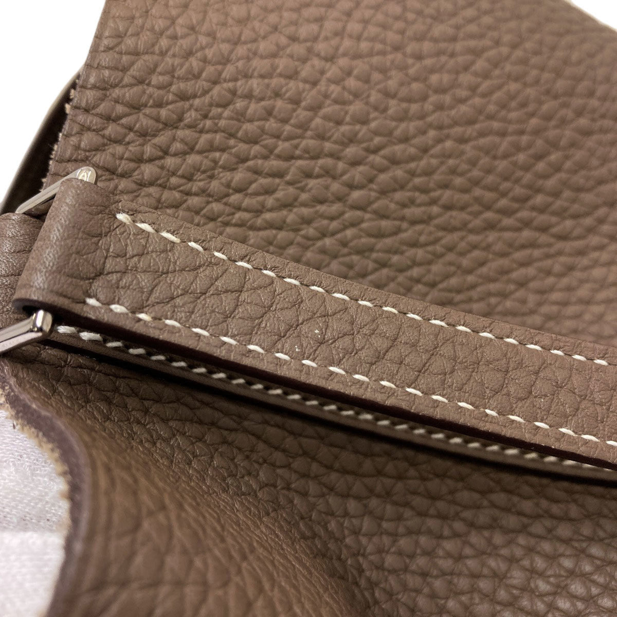 Hermes Picotin Etoupe Gray Handbag (Pre-Owned)