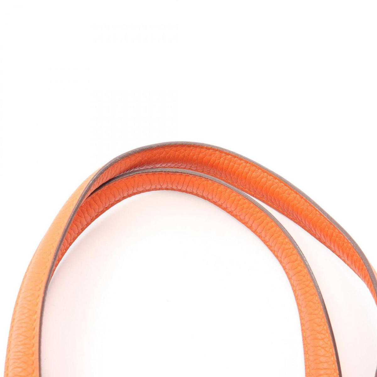 Hermes Orange Leather Handbag (Pre-Owned)