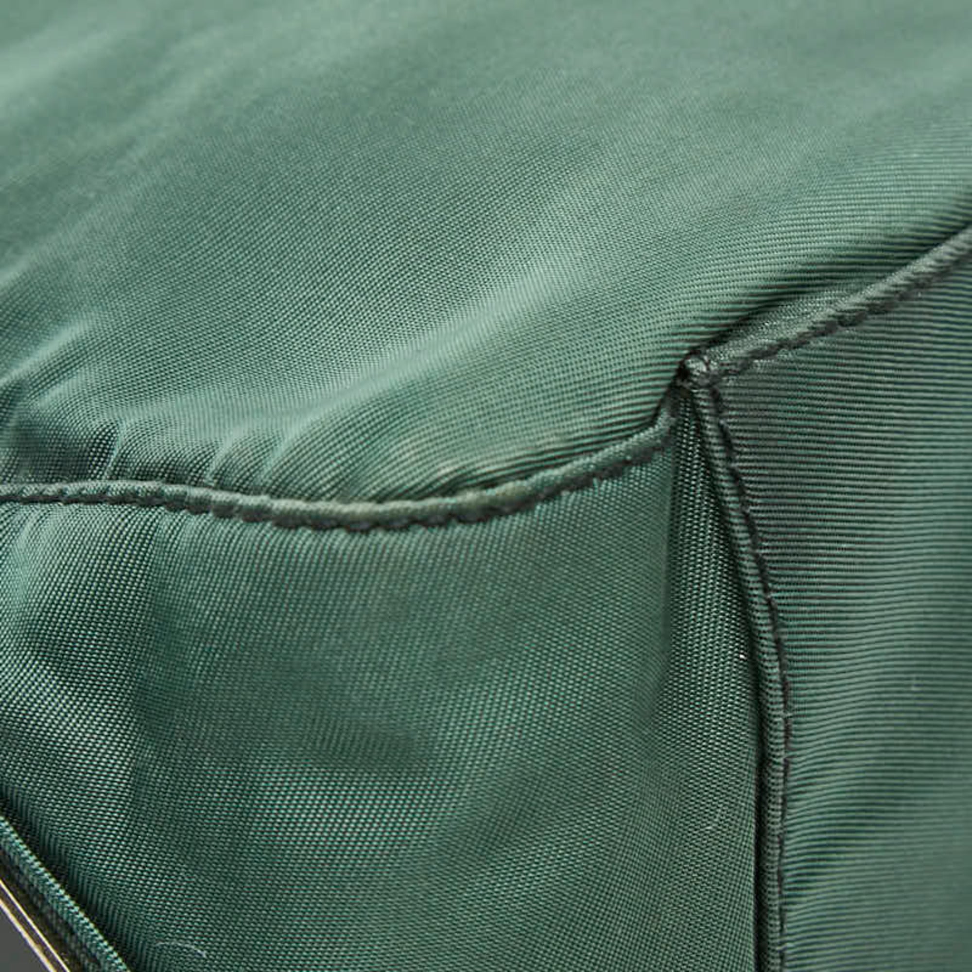 Prada Green Nylon Handbag (Pre-Owned)