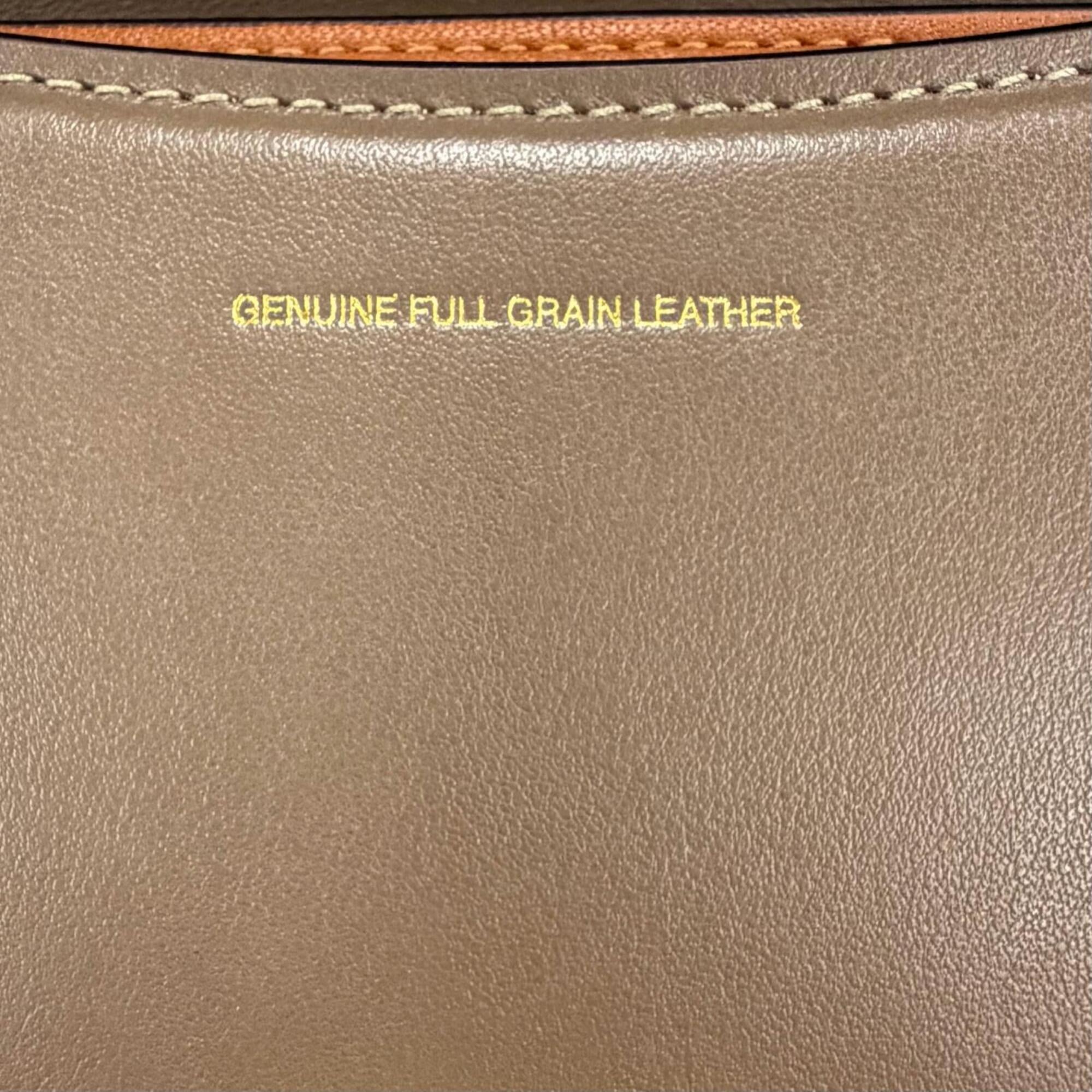 Coach Brown Leather Crossbody Bag Shoulder Bag (Pre-Owned)