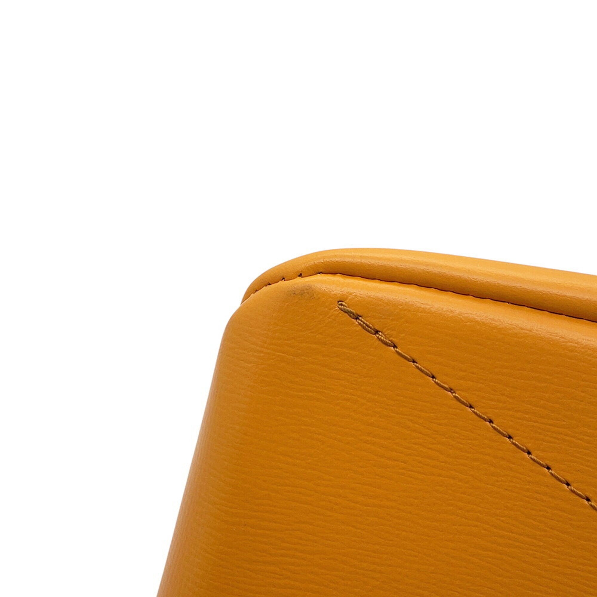 Louis Vuitton Saffron Leather Handbag Tote Bag (Pre-Owned)