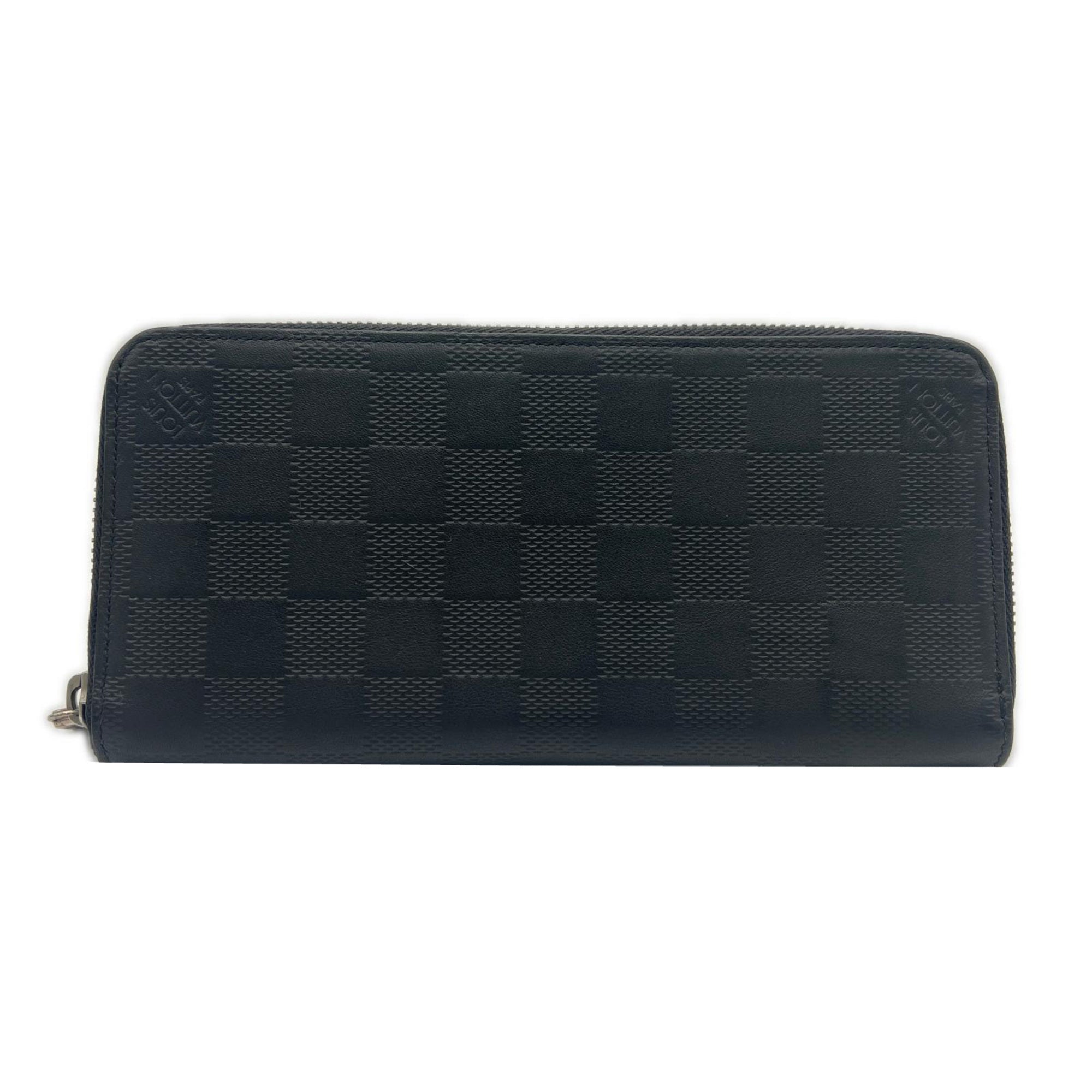 Louis Vuitton Black Damier Canvas Infini Onyx Damier Infini Long Wallet (Bi-Fold) (Pre-Owned)