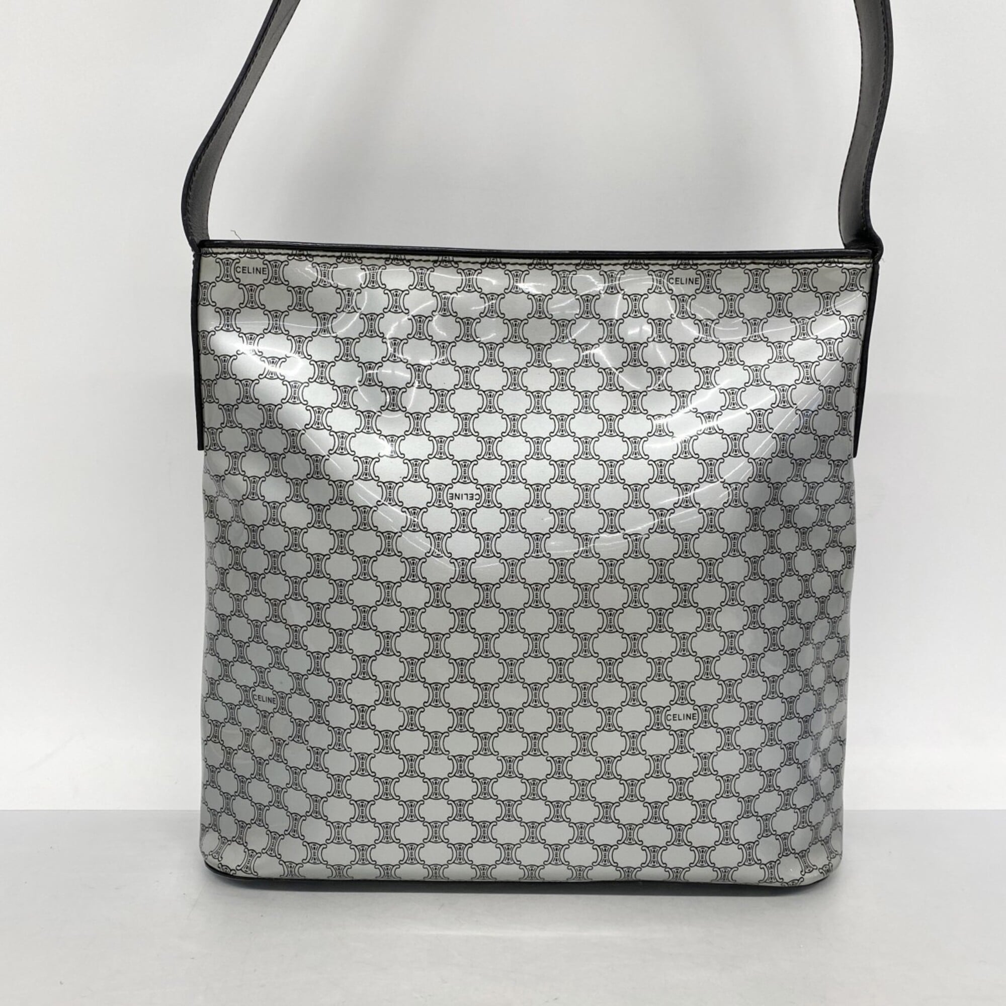 Celine Black Silver Shoulder Bag (Pre-Owned)