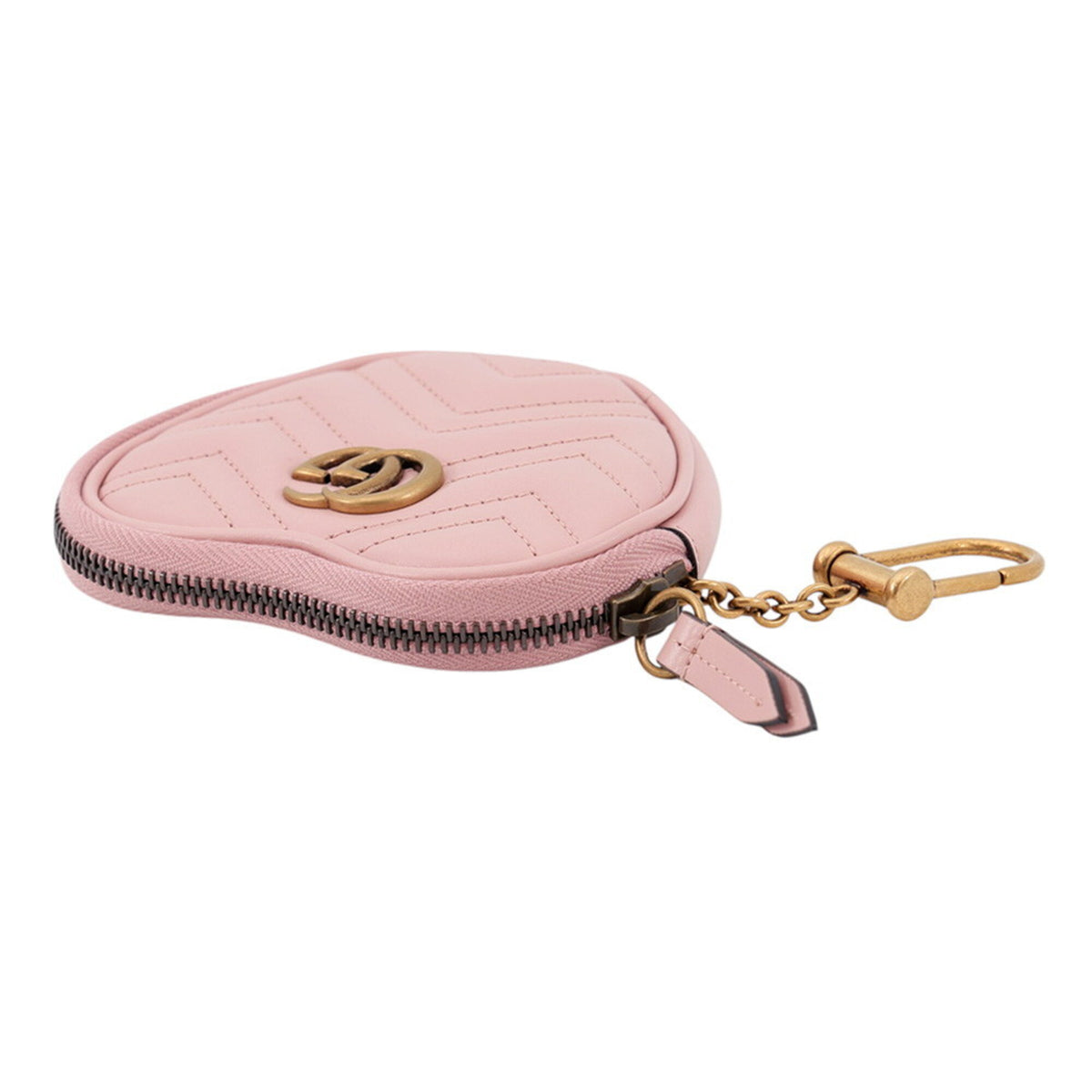 Gucci Pink Leather Coin Purse/Coin Case (Pre-Owned)