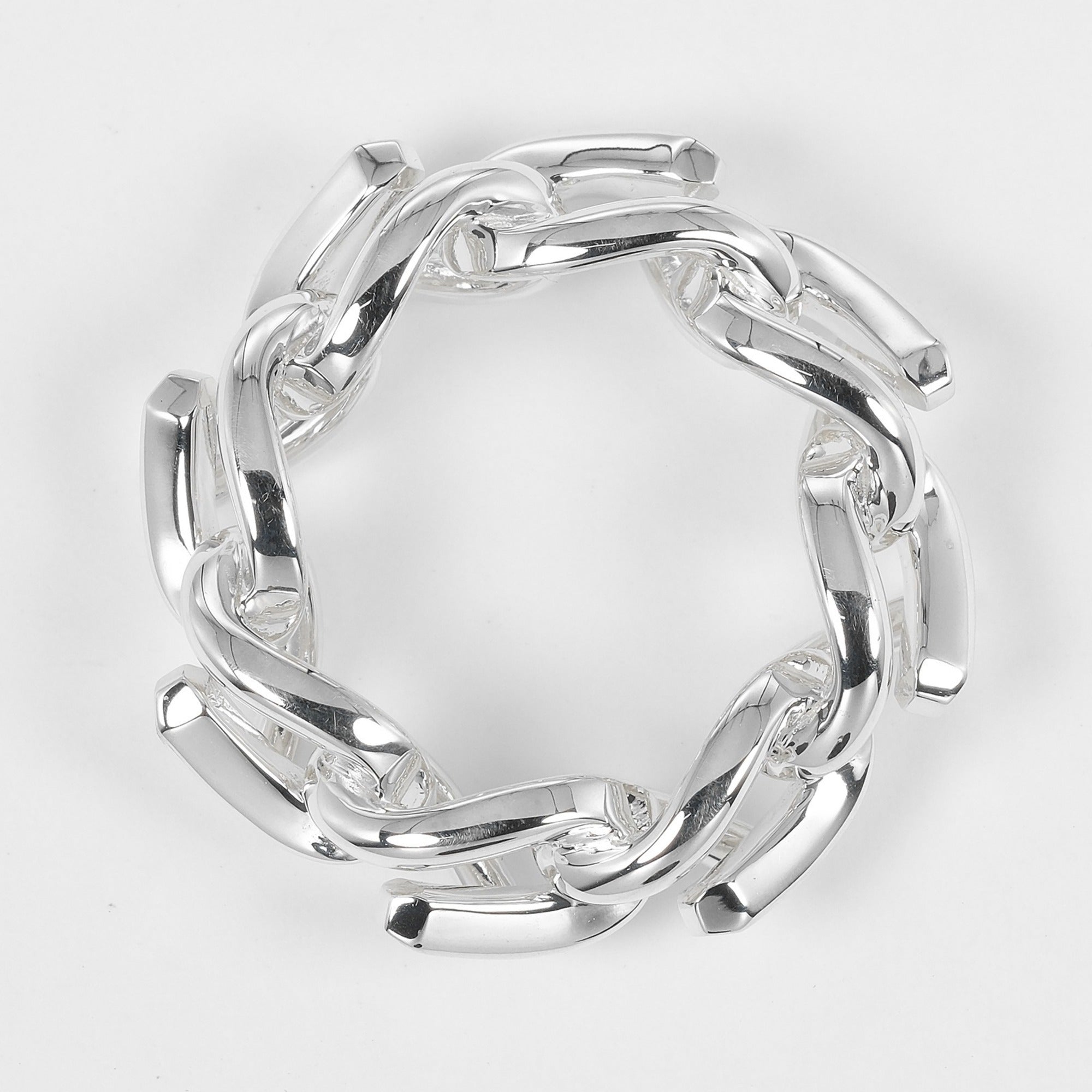 Tiffany Silver Silver 925 Band Ring (Pre-Owned)