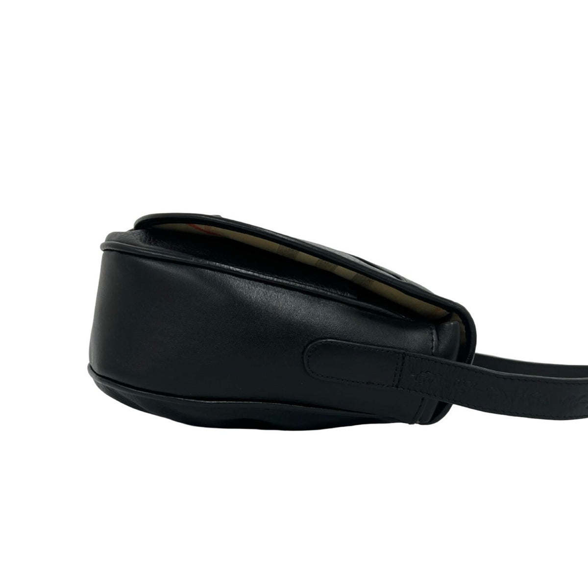 Burberry Black Leather Shoulder Bag (Pre-Owned)
