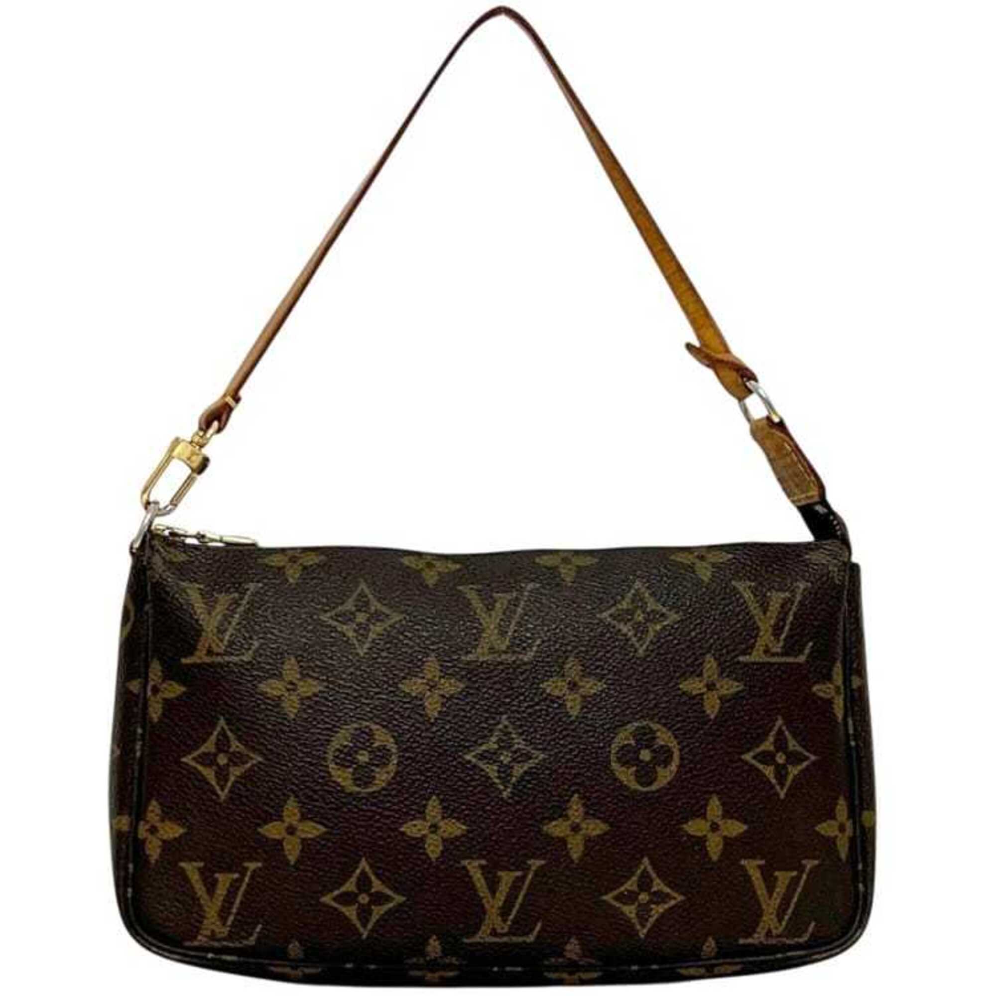 Louis Vuitton Brown Monogram Monogram Handbag Pochette Pouch (Pre-Owned)