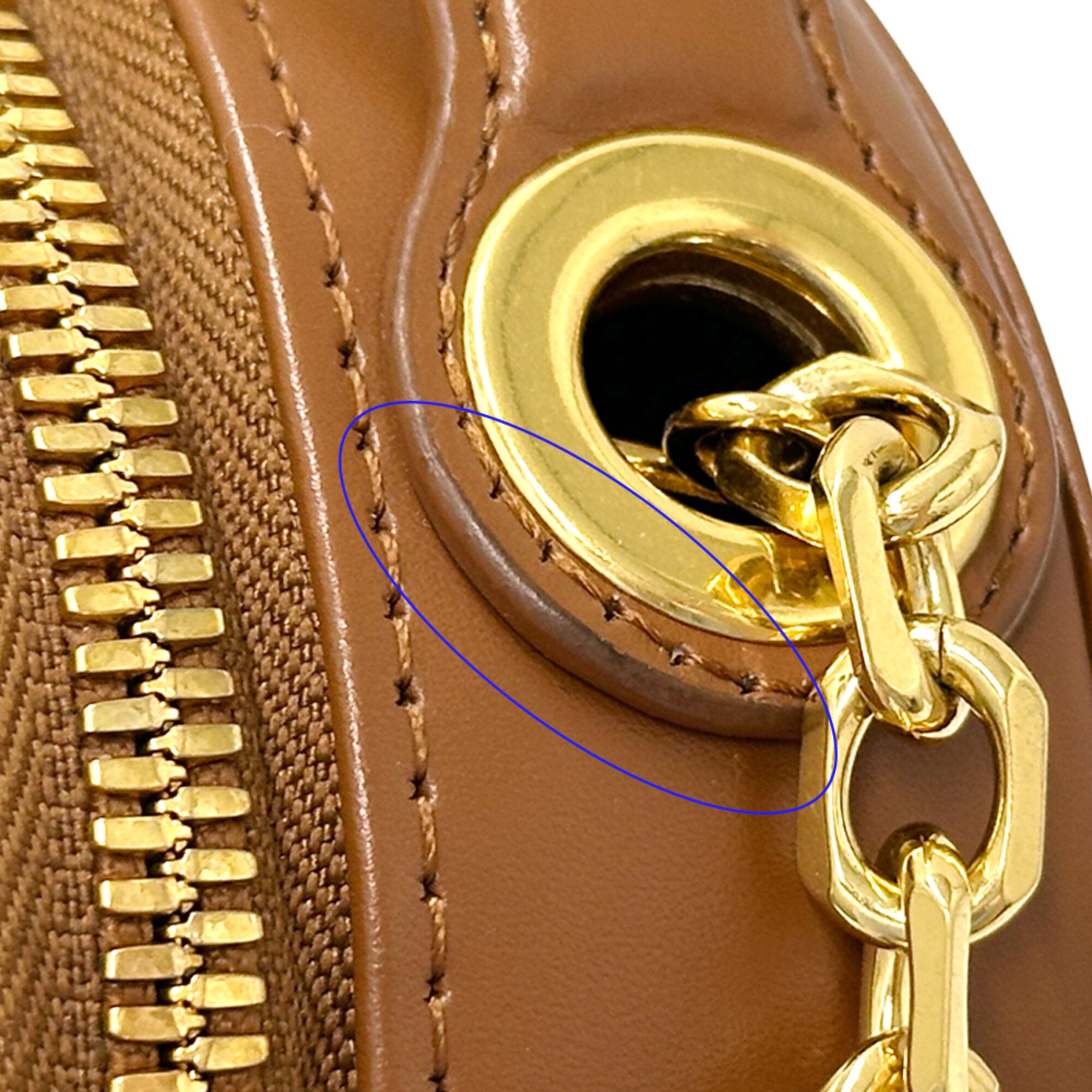 Christian Dior Brown Leather Handbag Shoulder Bag (Pre-Owned)