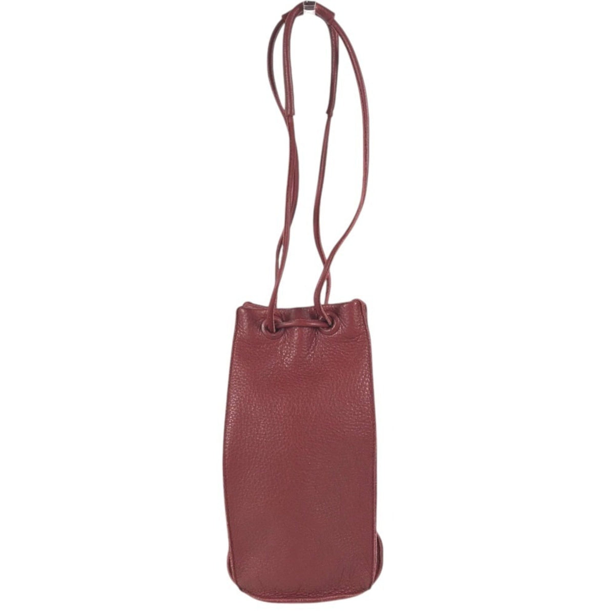 Bottega Veneta Red Color Leather Handbag (Pre-Owned)