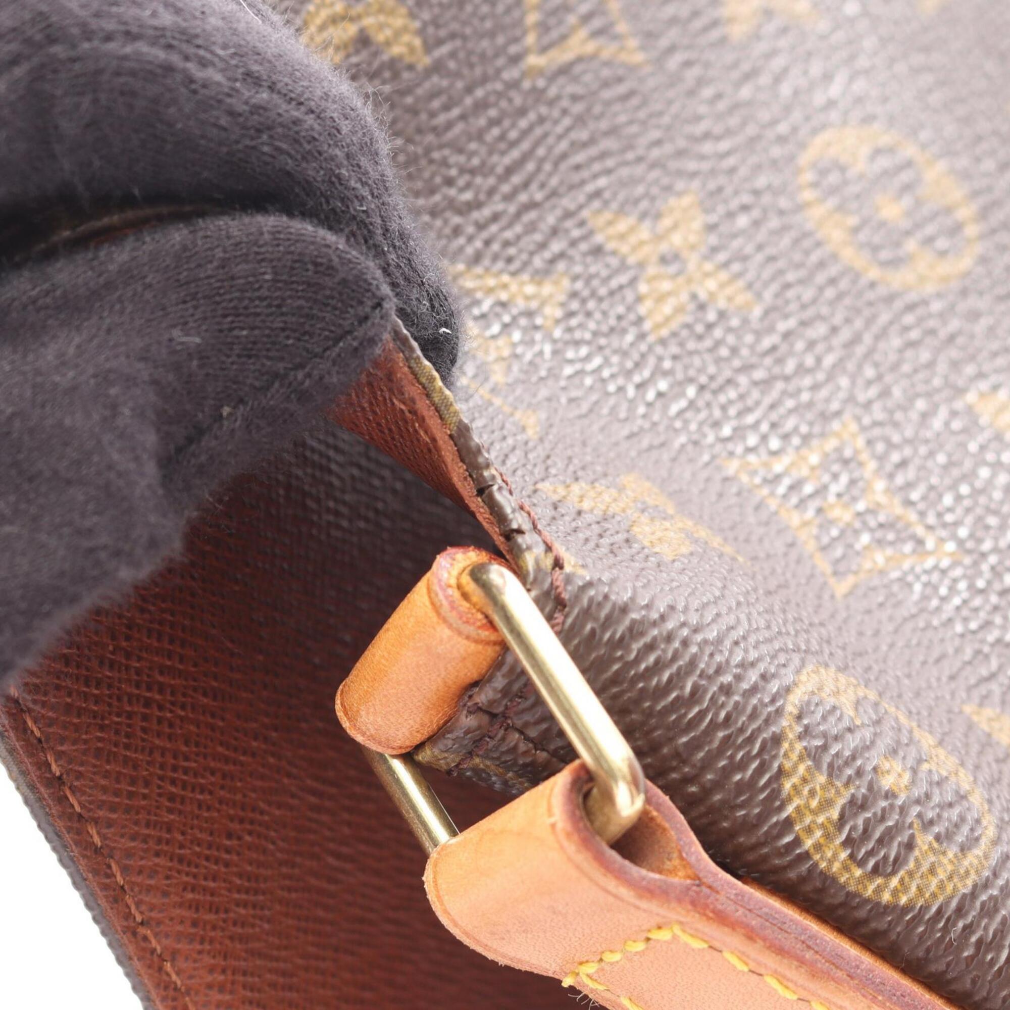 Louis Vuitton Brown Coated Canvas Pvc Leather Handbag Shoulder Bag (Pre-Owned)