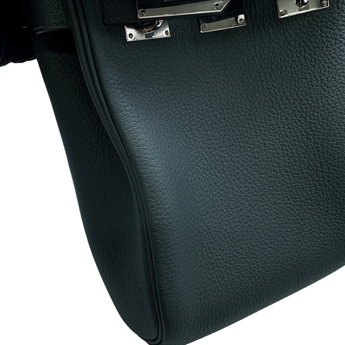 Hermes Black Vert Togo Leather Handbag Sling Bag (Pre-Owned)
