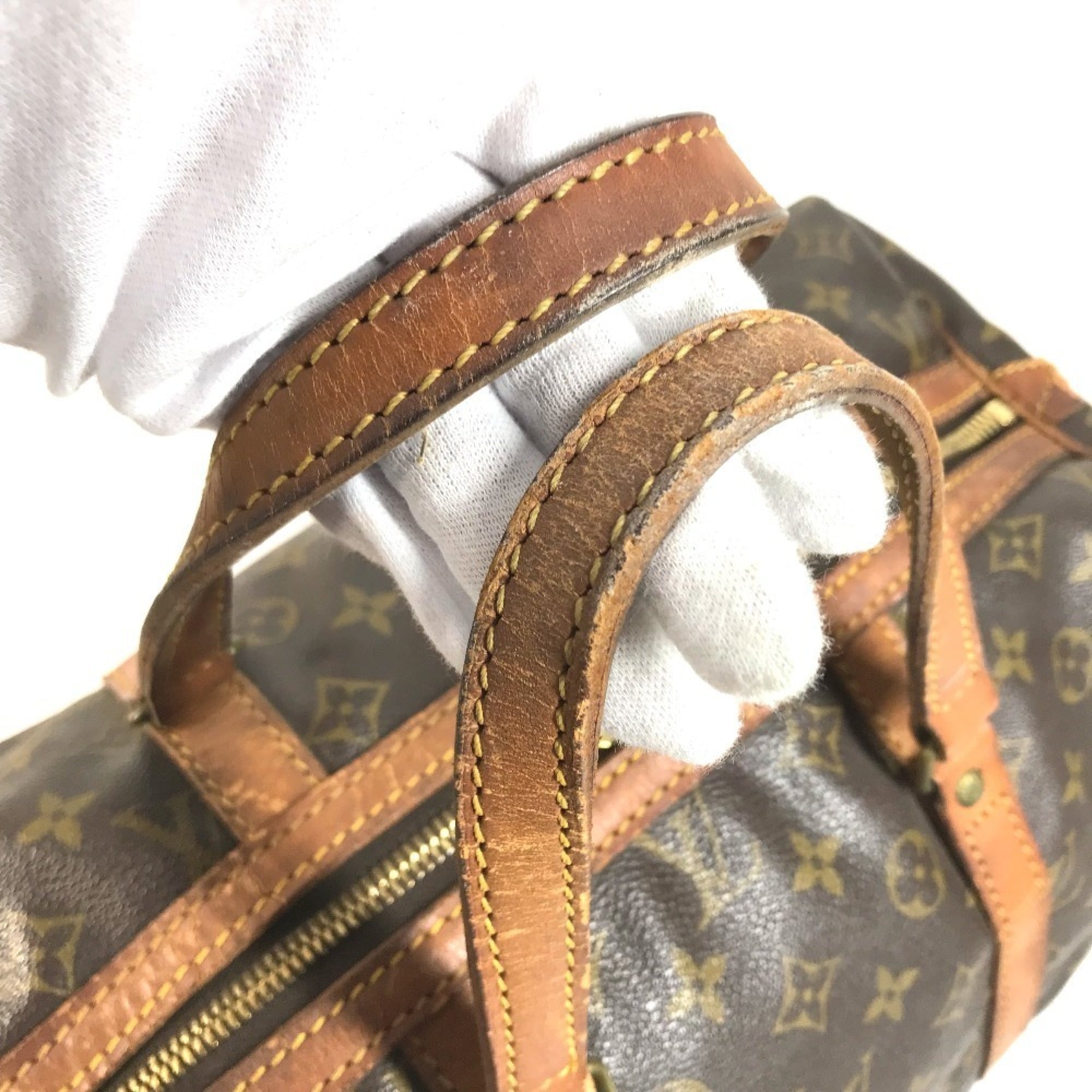 Louis Vuitton Monogram Brown Monogram Boston Bag Handbag Tote Bag (Pre-Owned)