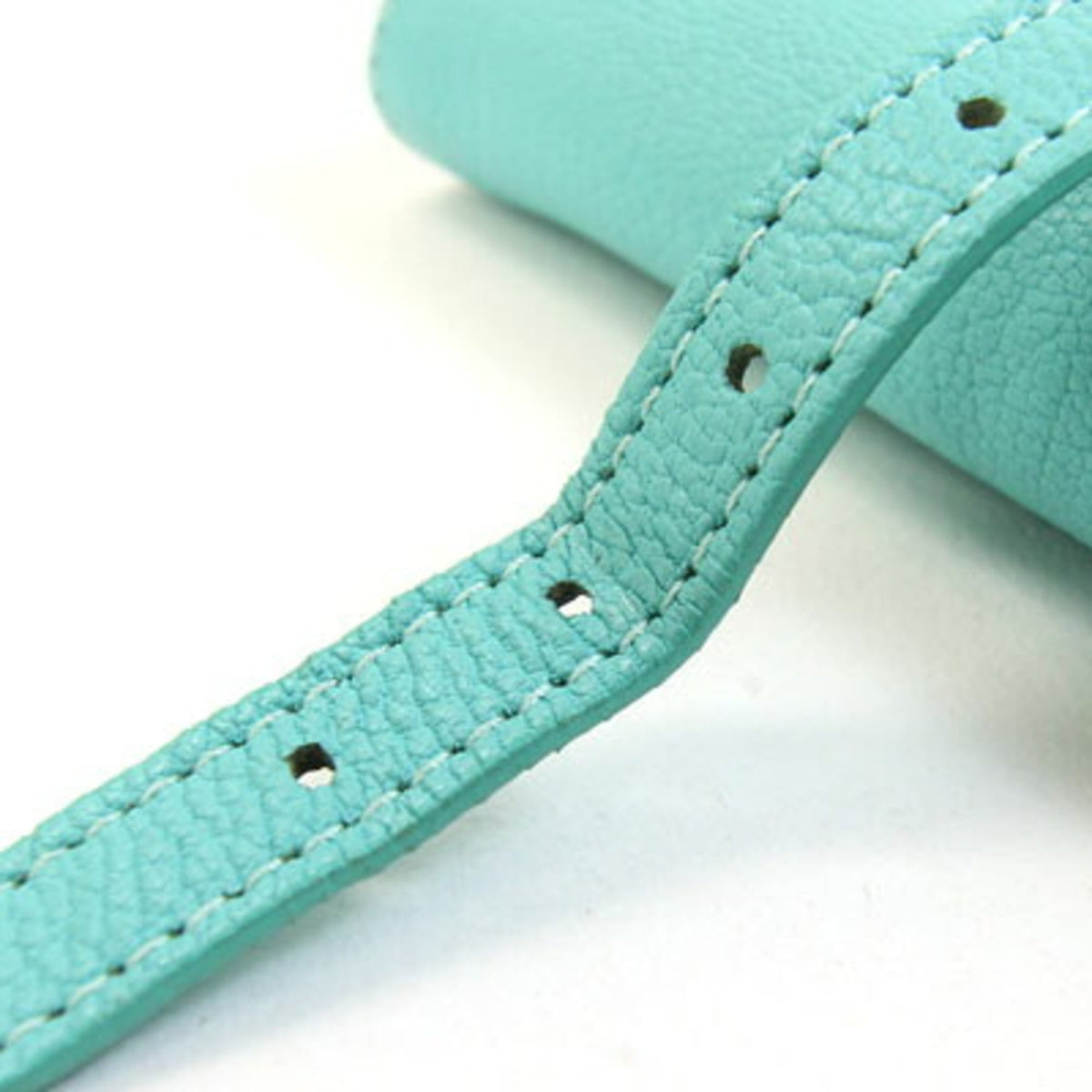 Tiffany Tiffany Blue Leather Pouch (Pre-Owned)