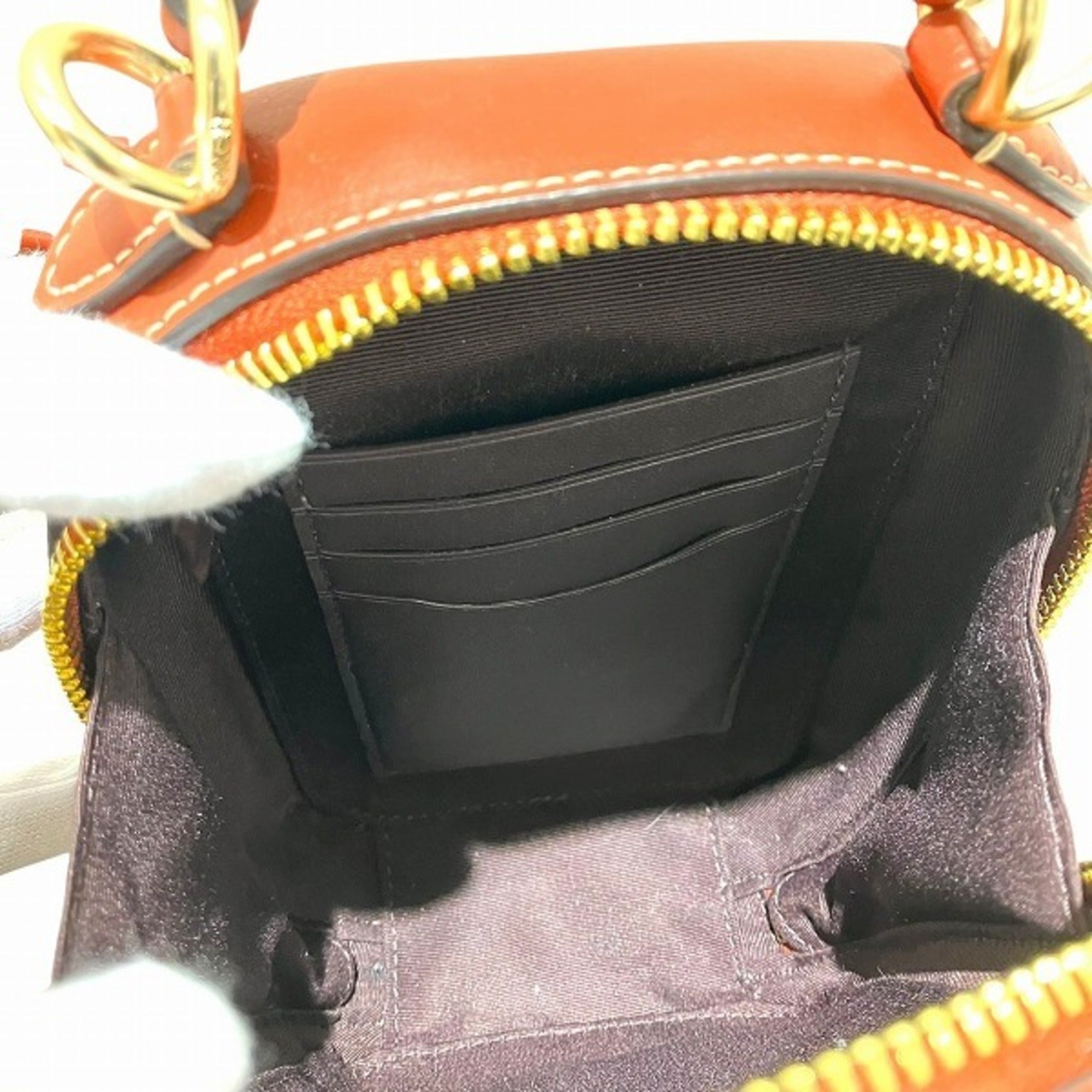 Coach Khaki Pvc Leather Handbag Shoulder Bag (Pre-Owned)
