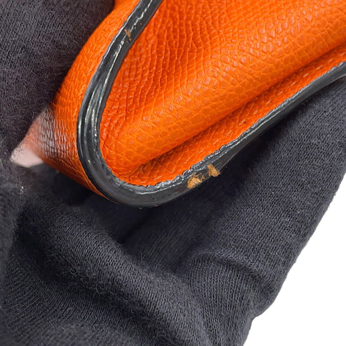 Valextra Orange Leather Handbag (Pre-Owned)