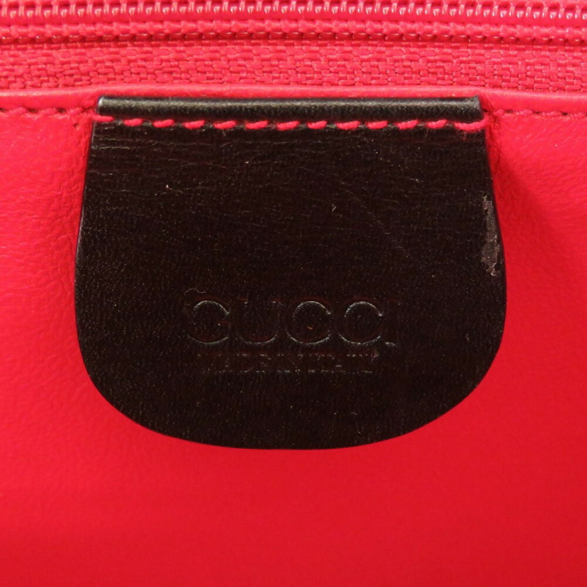 Gucci Black Leather Handbag Vanity Bag (Pre-Owned)