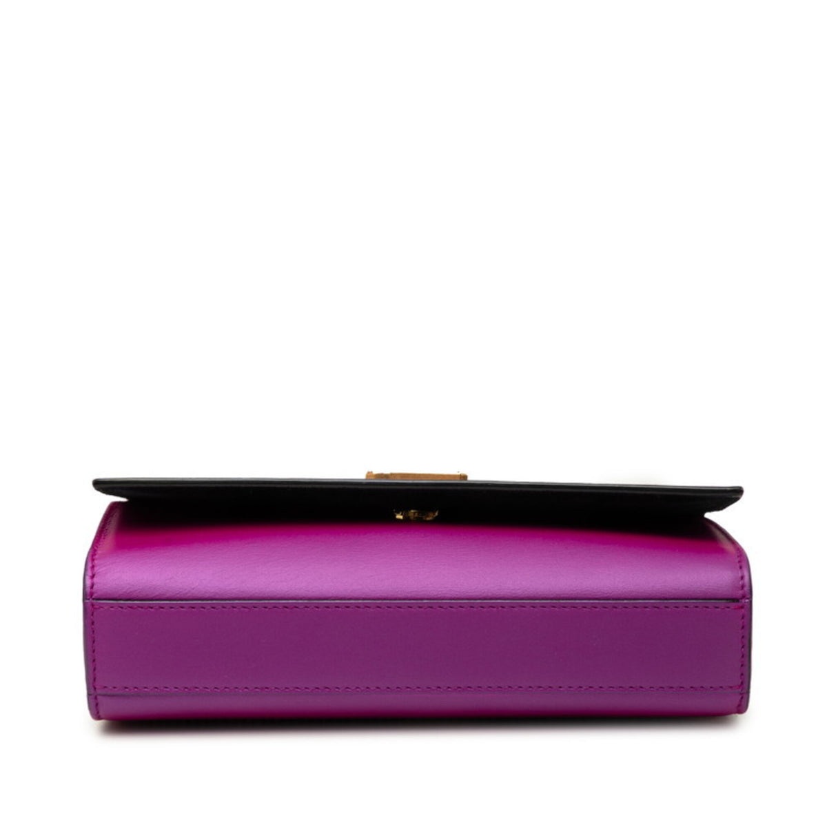 Saint Laurent Purple Leather Shoulder Bag (Pre-Owned)