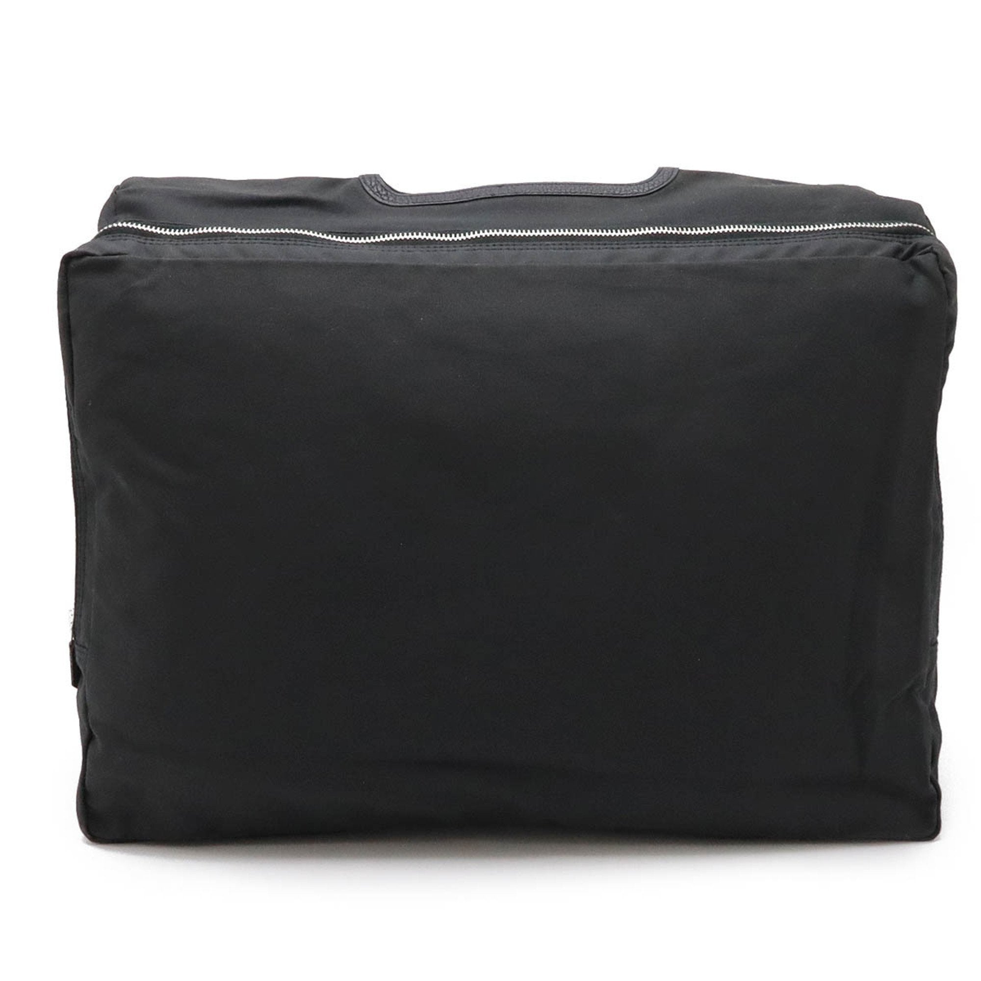 Hermes Black Canvas Leather Briefcase (Pre-Owned)