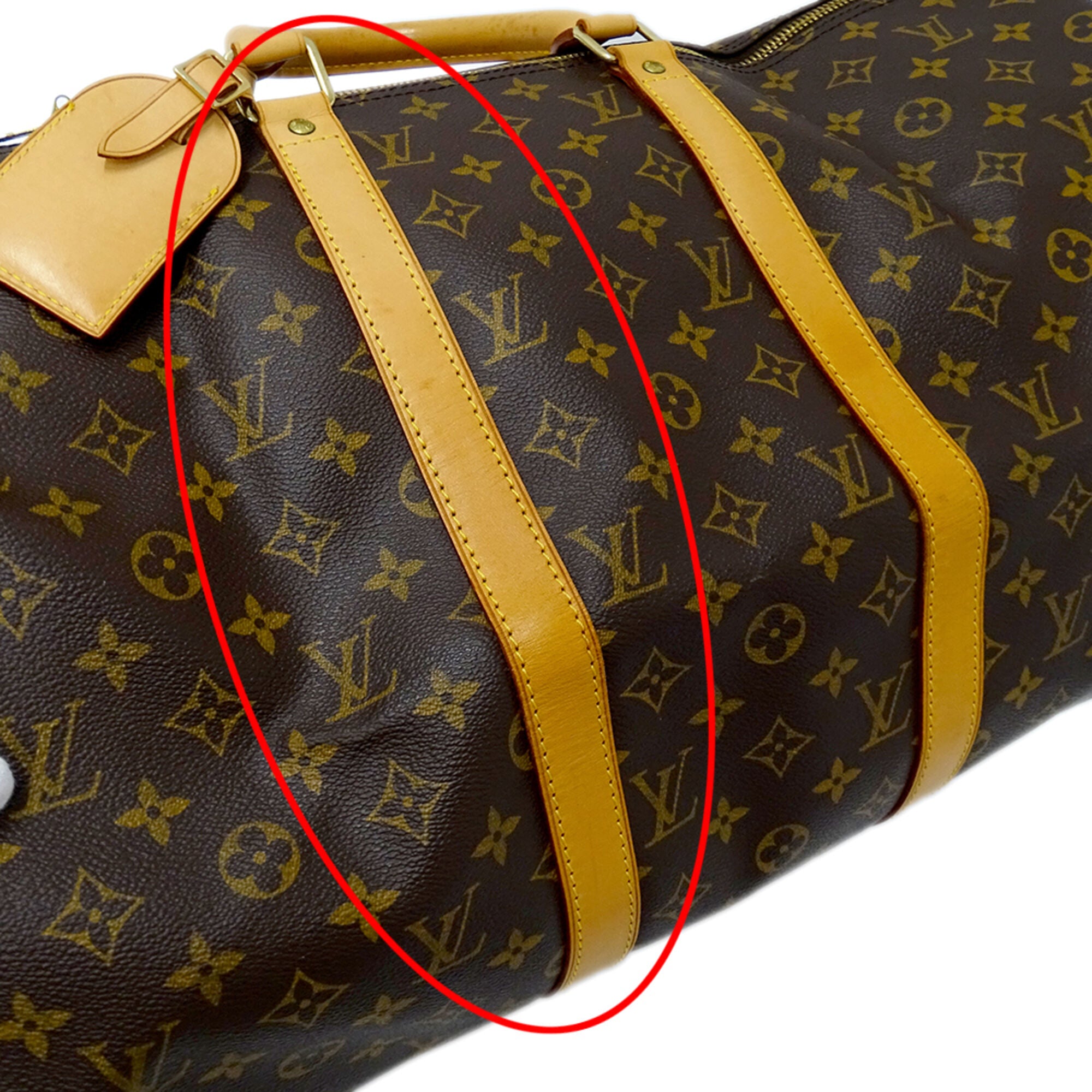 Louis Vuitton Brown Monogram Canvas Boston Bag Handbag (Pre-Owned)