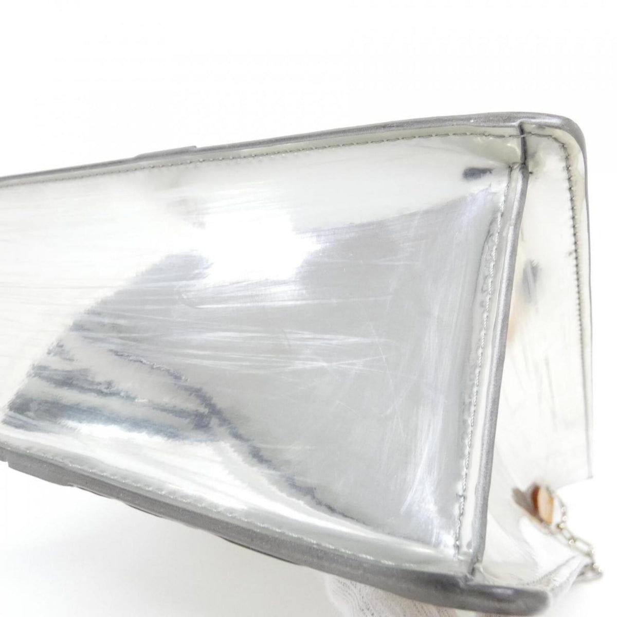 Louis Vuitton Silver Pvc Handbag (Pre-Owned)