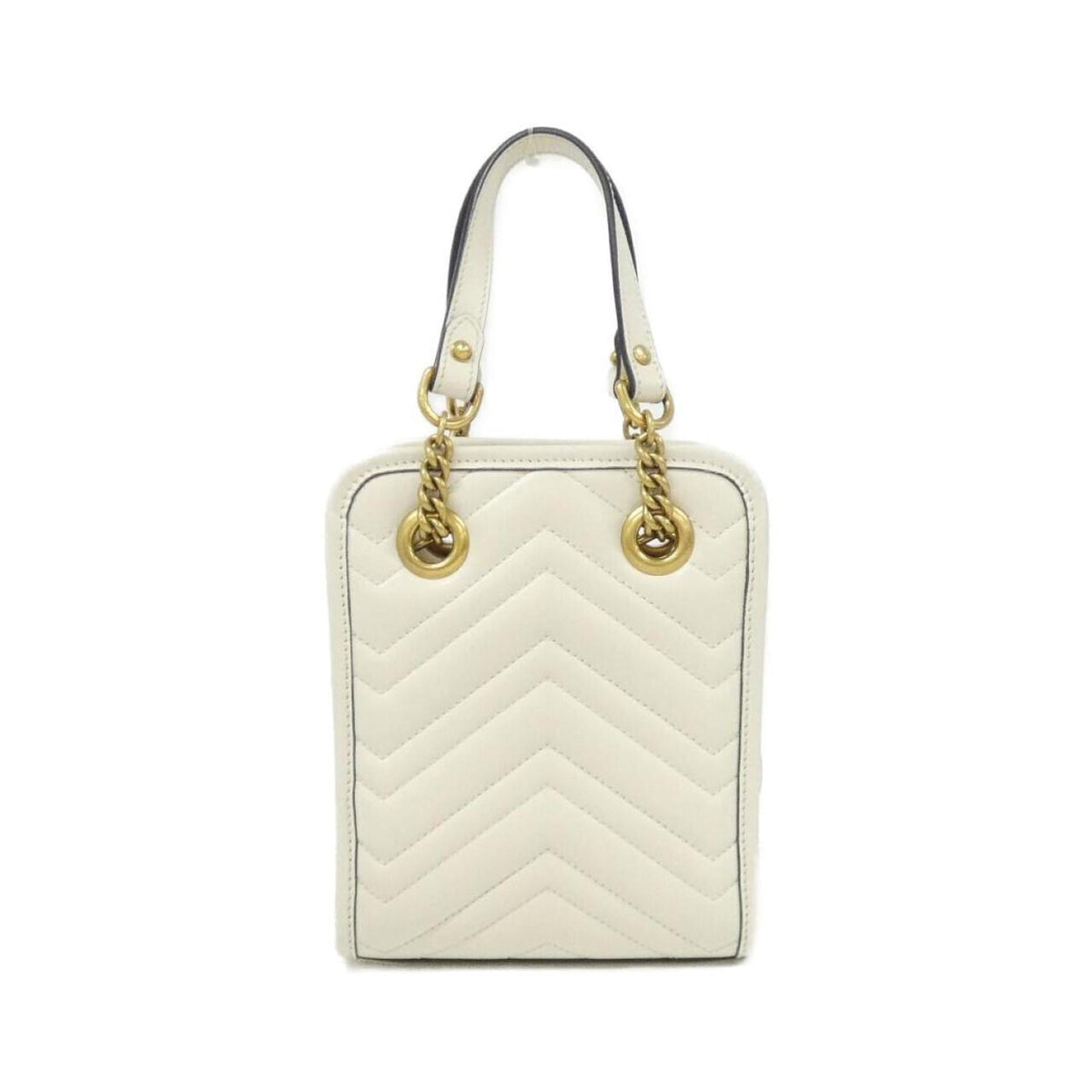 Gucci White Leather Handbag (Pre-Owned)