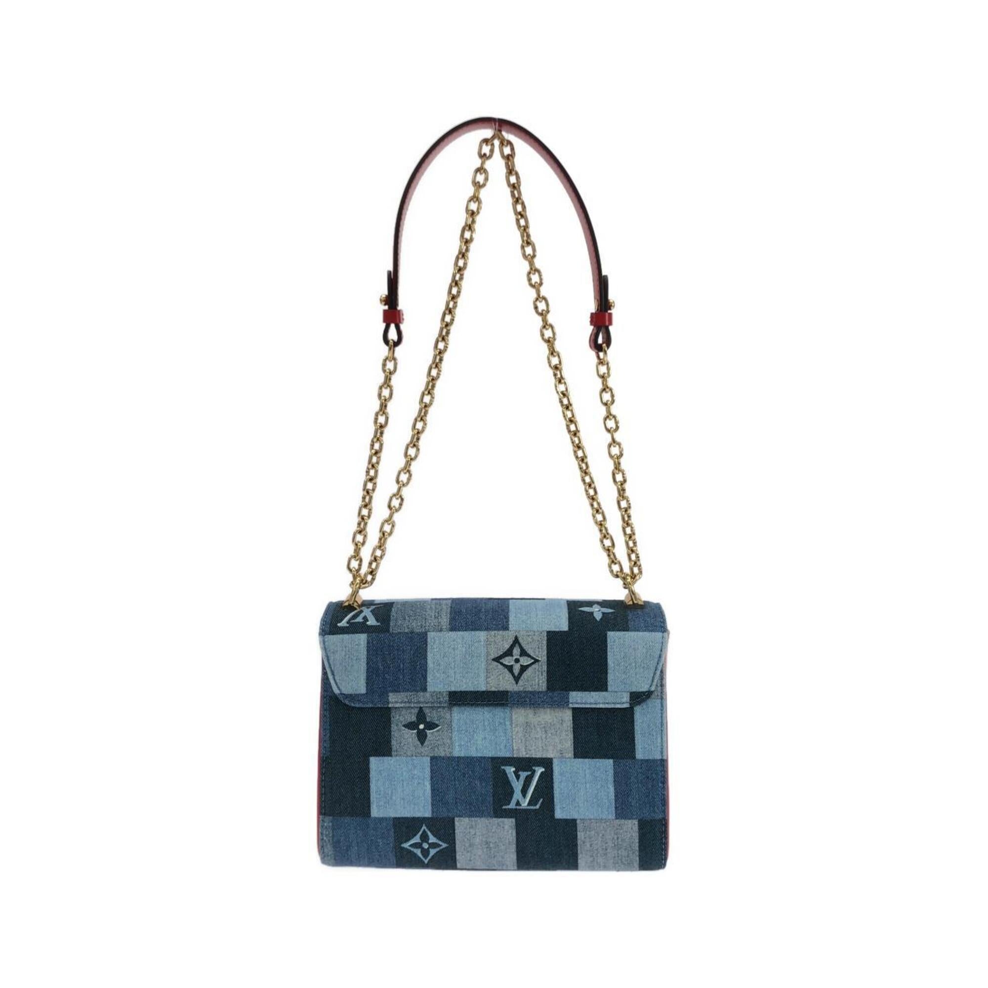 Louis Vuitton Blue Rouge Denim Shoulder Bag (Pre-Owned)